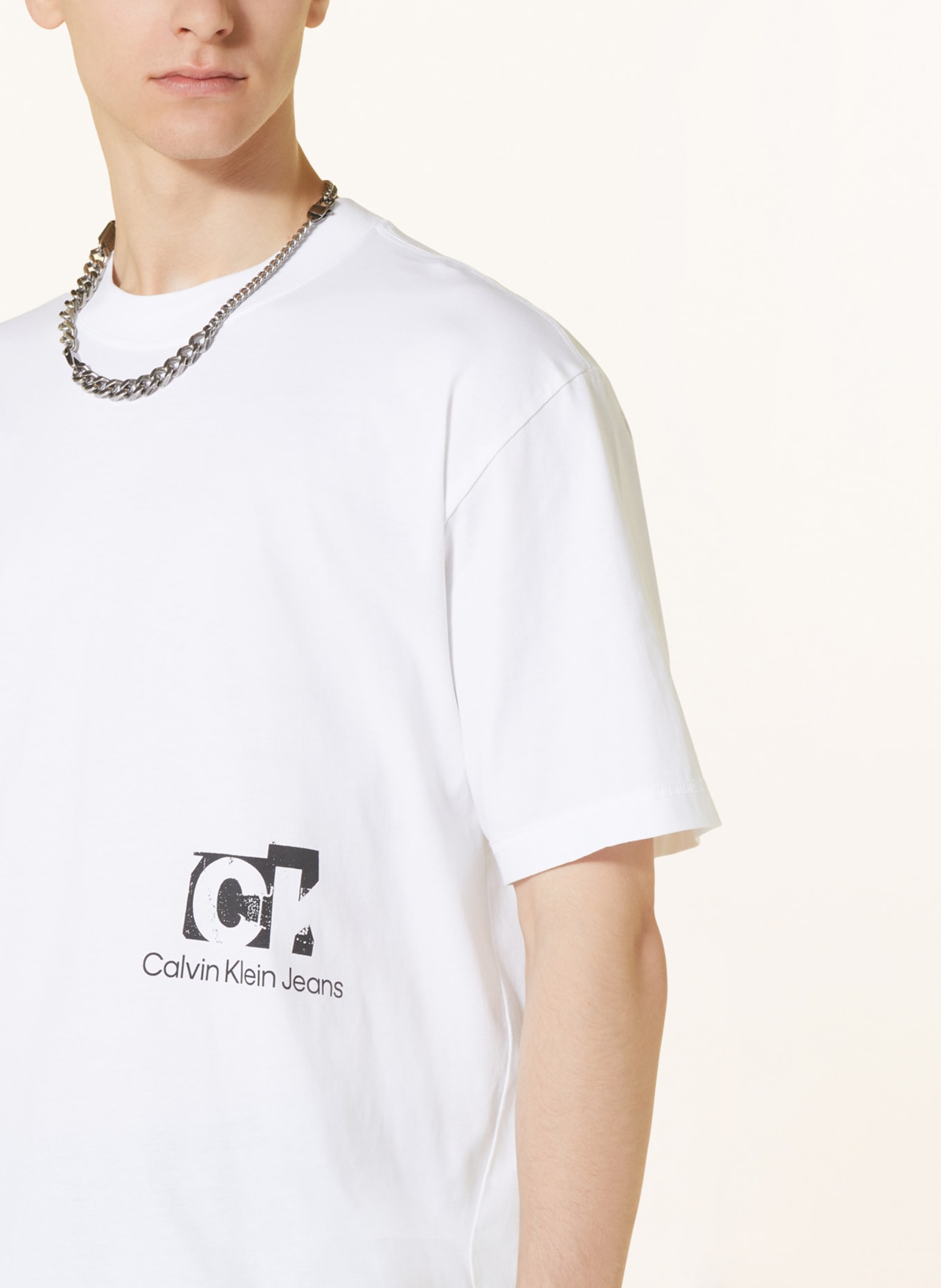 Calvin Klein Jeans T-shirt, Color: WHITE (Image 4)