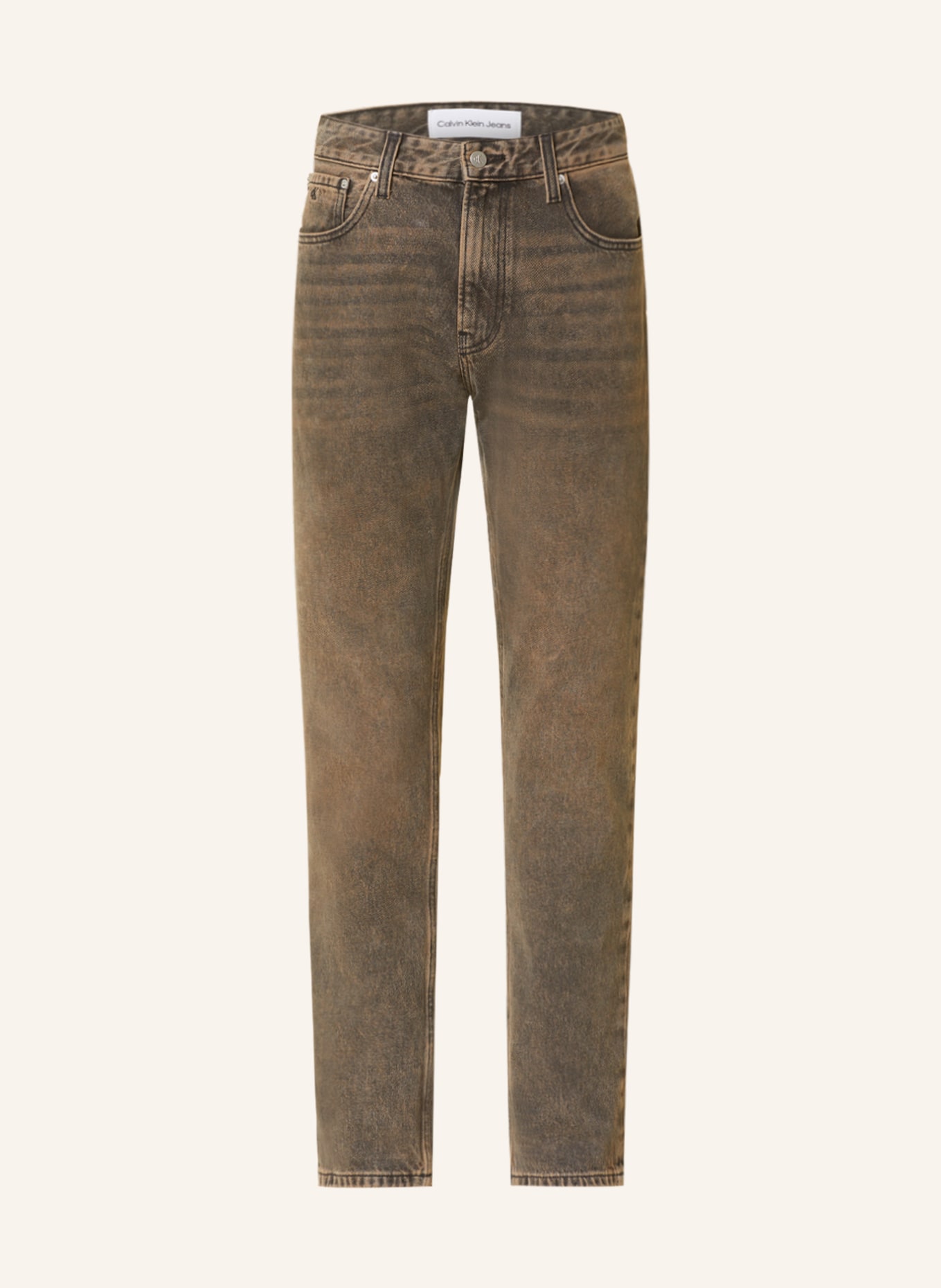Calvin Klein Jeans Jeansy straight fit, Kolor: 1A4 DENIM MEDIUM (Obrazek 1)