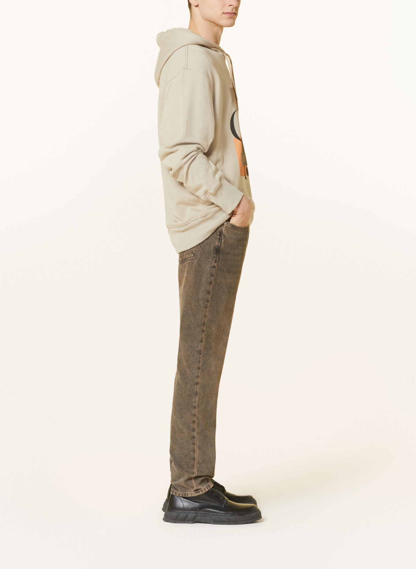 Calvin Klein Jeans Jeansy straight fit, Kolor: 1A4 DENIM MEDIUM (Obrazek 4)