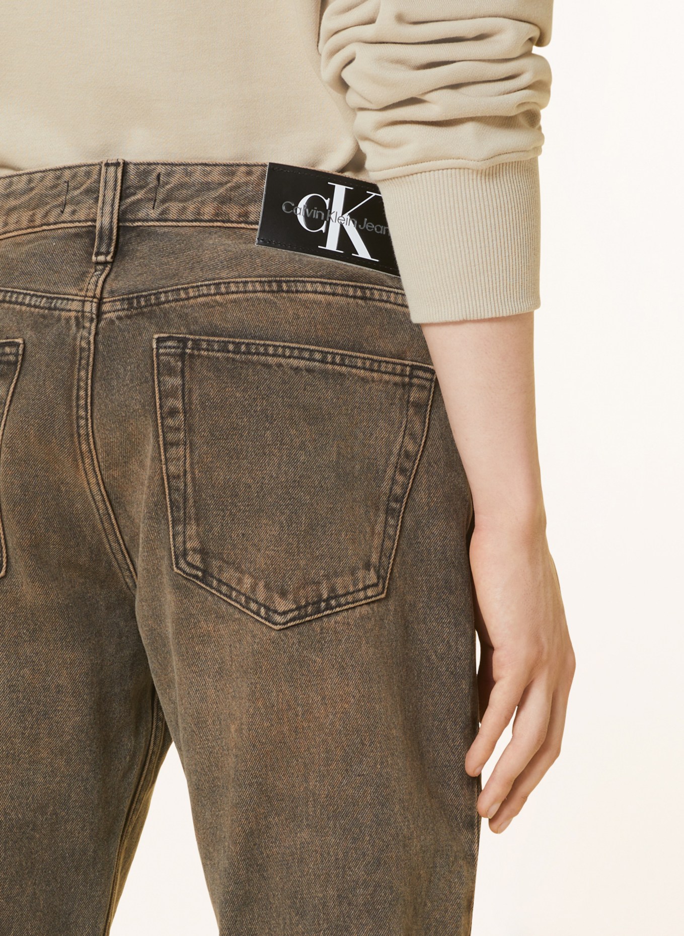 Calvin Klein Jeans Jeans Straight Fit in 1a4 denim medium | Gürtel