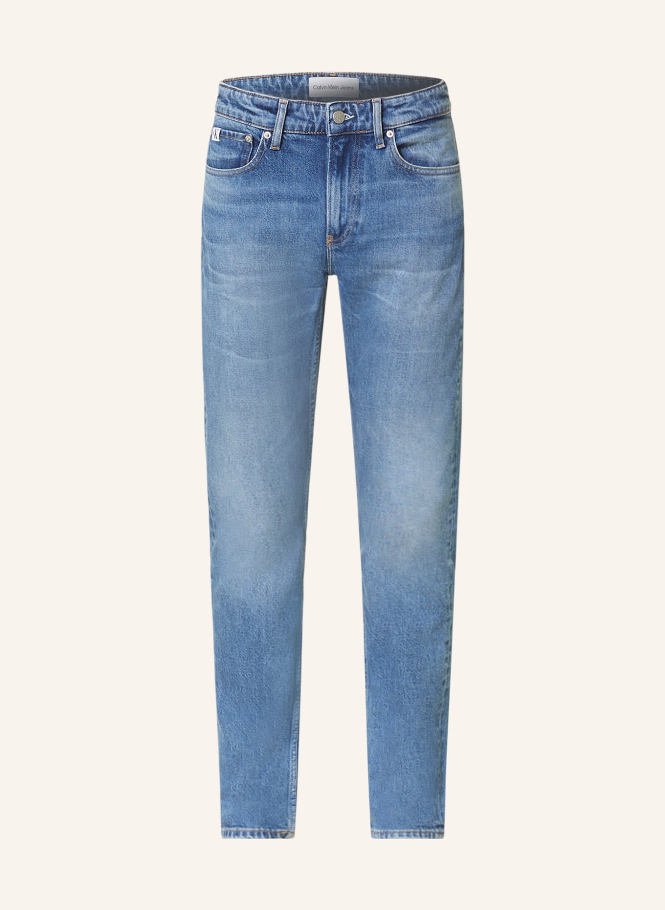 Calvin Klein Jeans Jeansy Slim tapered fit, Kolor: 1AA Denim Light (Obrazek 1)