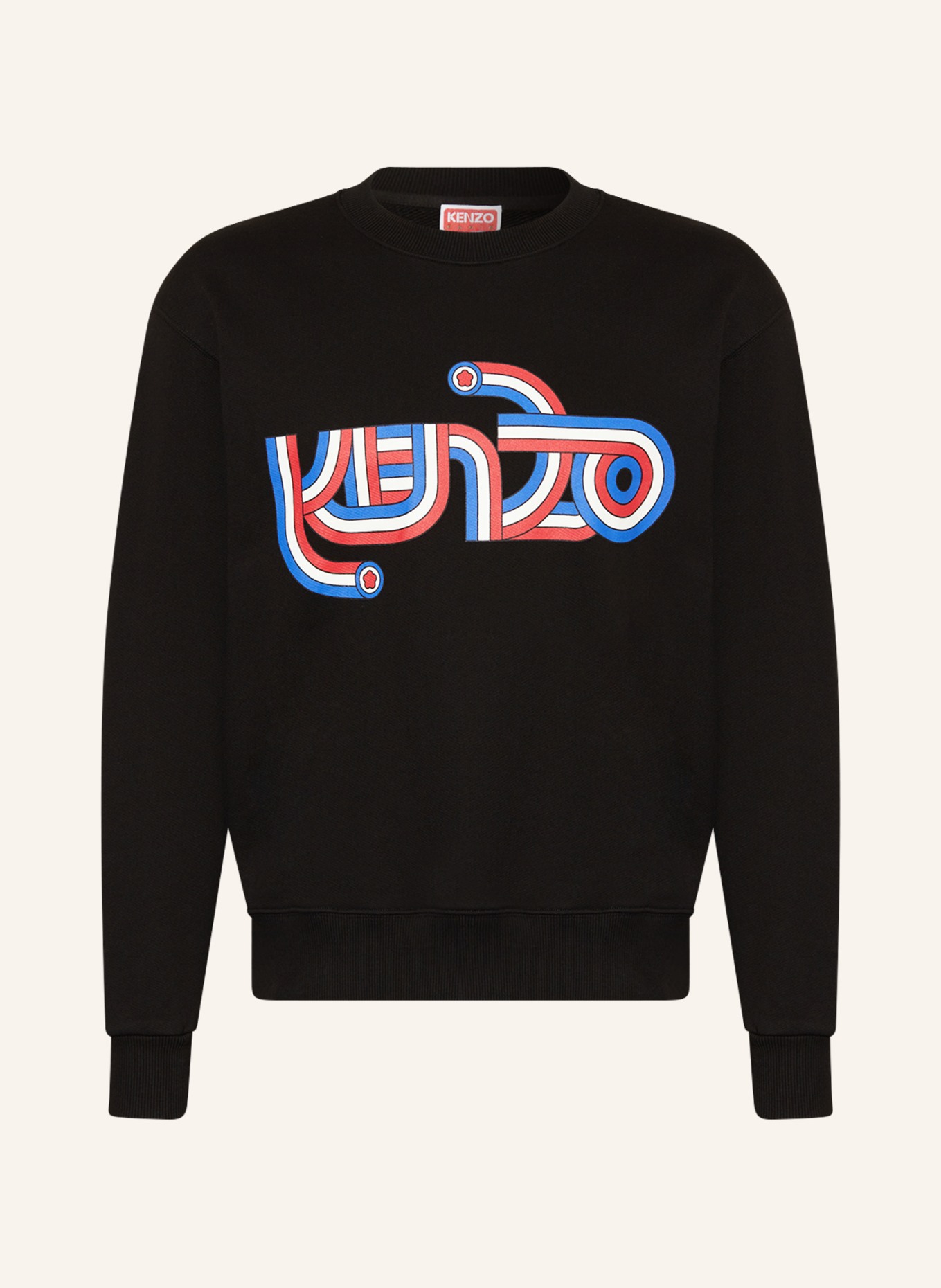 KENZO Sweatshirt, Color: BLACK/ BLUE/ RED (Image 1)
