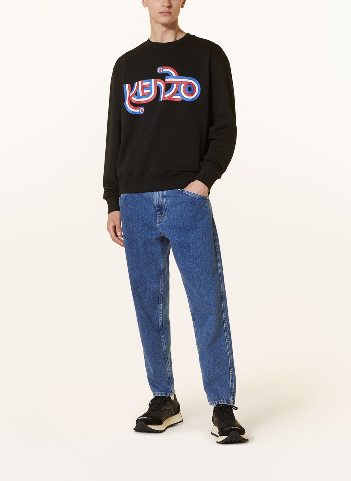 KENZO Sweatshirt, Color: BLACK/ BLUE/ RED (Image 2)