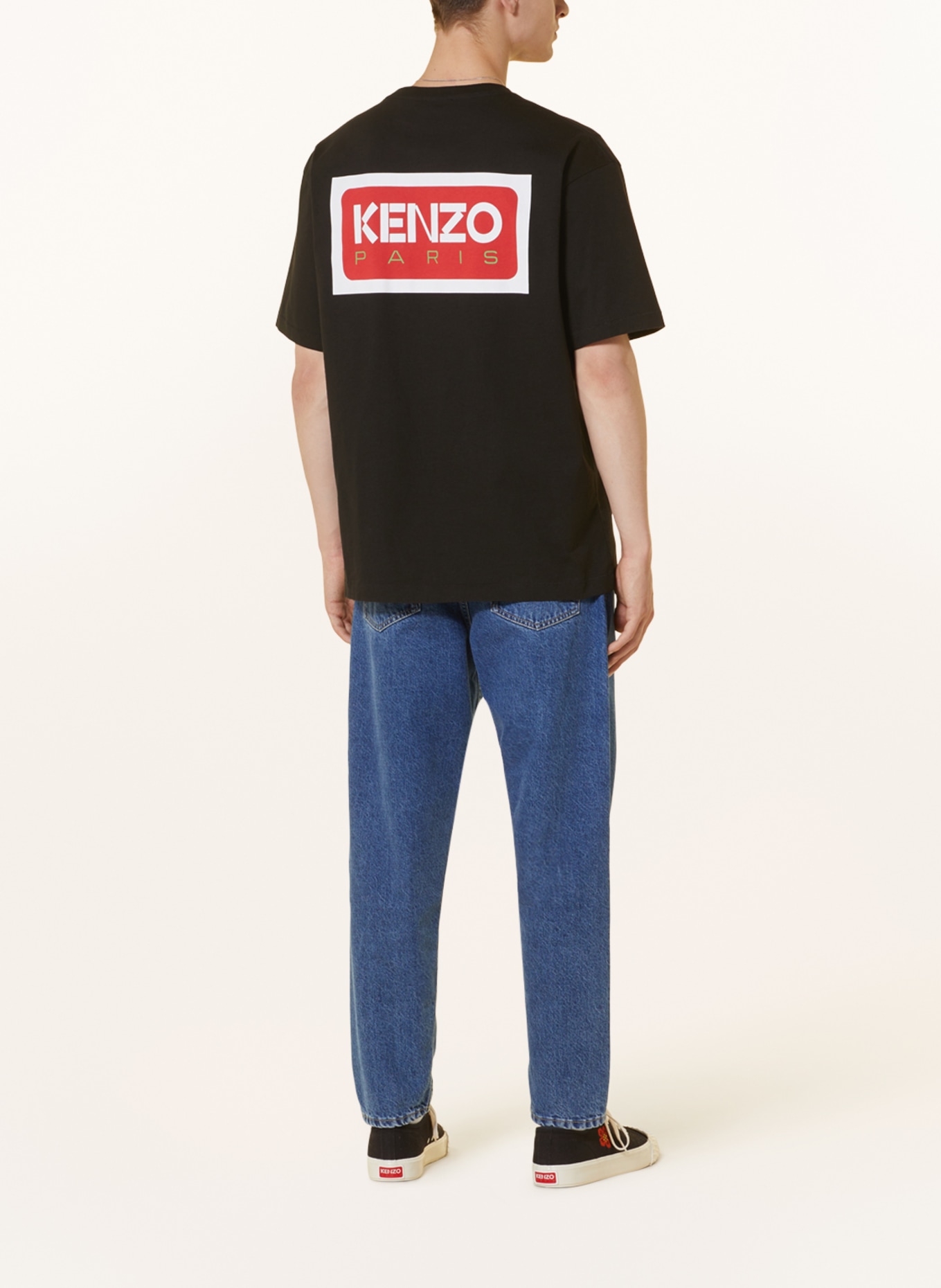 KENZO Oversized-Shirt, Farbe: SCHWARZ/ ROT/ WEISS (Bild 2)