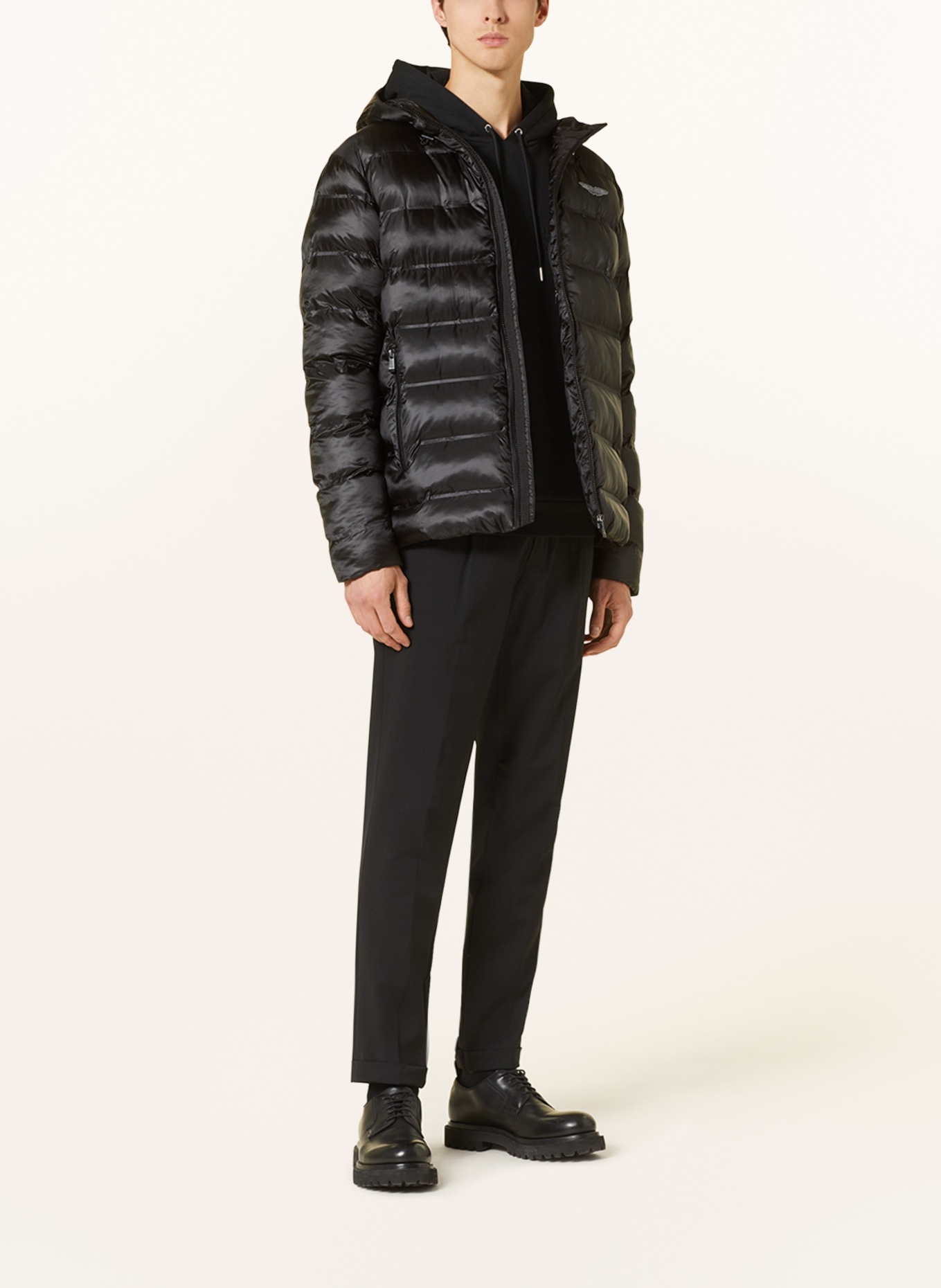 HACKETT LONDON Quilted jacket, Color: BLACK (Image 2)