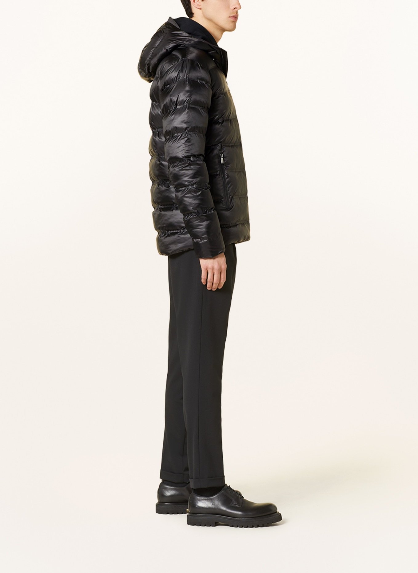 HACKETT LONDON Quilted jacket, Color: BLACK (Image 4)