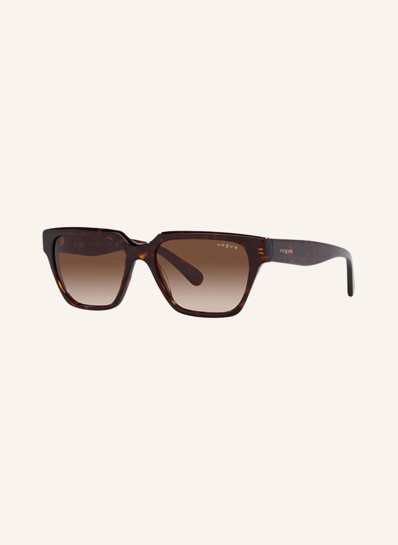 VOGUE Sunglasses VO5512S, Color: W65613 HAVANA/ BROWN GRADIENT (Image 1)