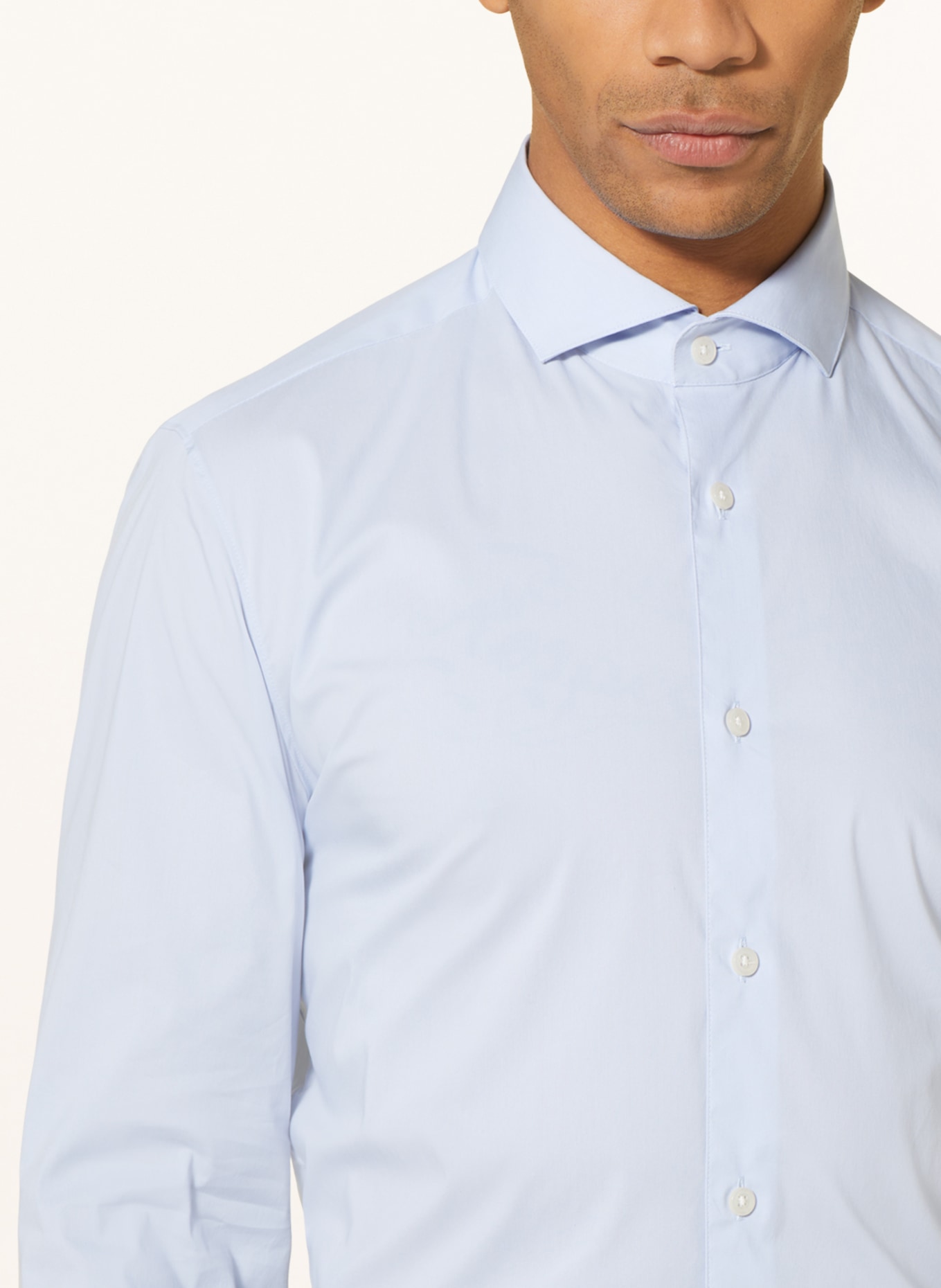 DRYKORN Jersey shirt JEDDA Slim fit: LIGHT BLUE