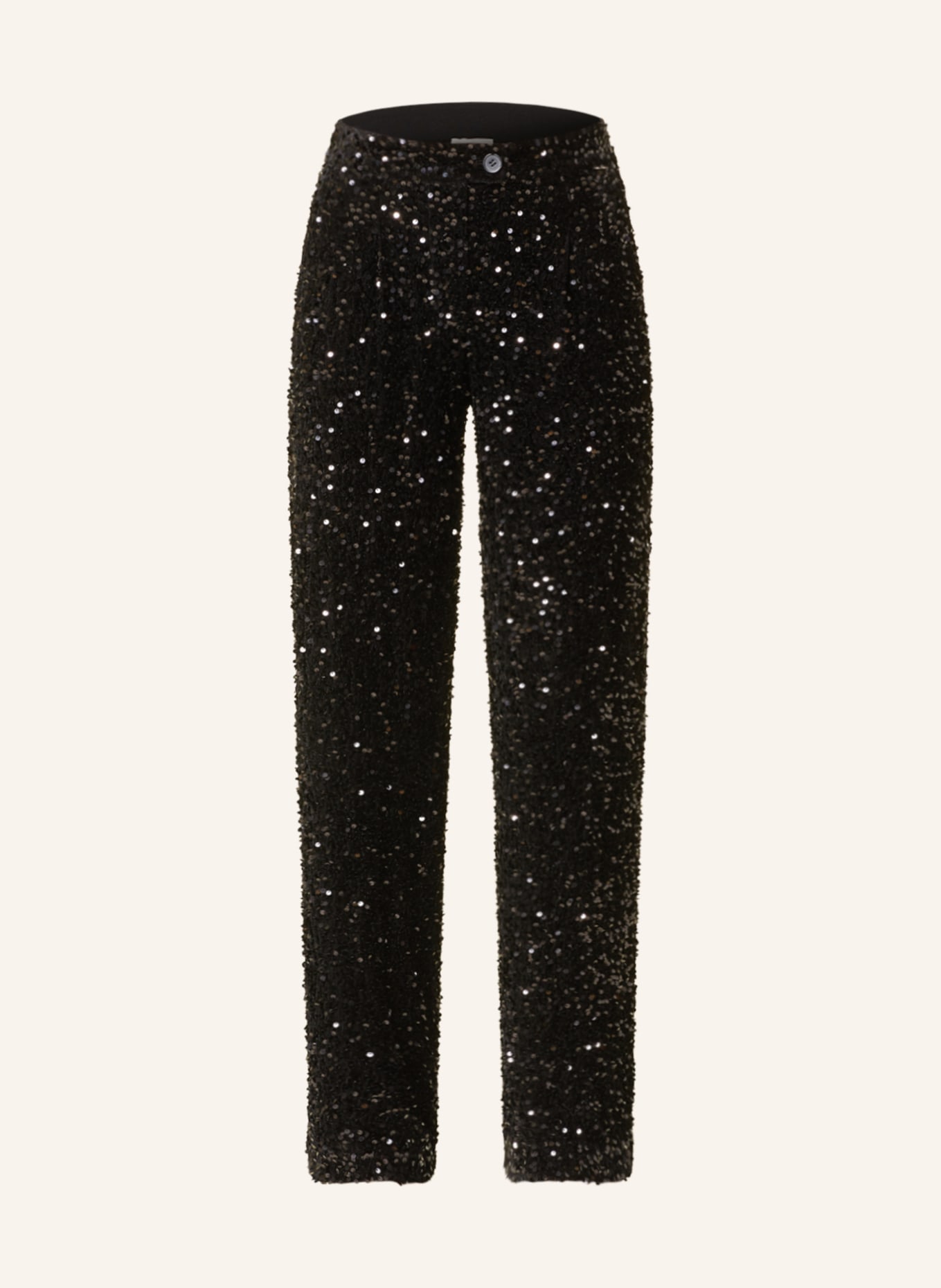 Black wide leg sequin pants hot sale
