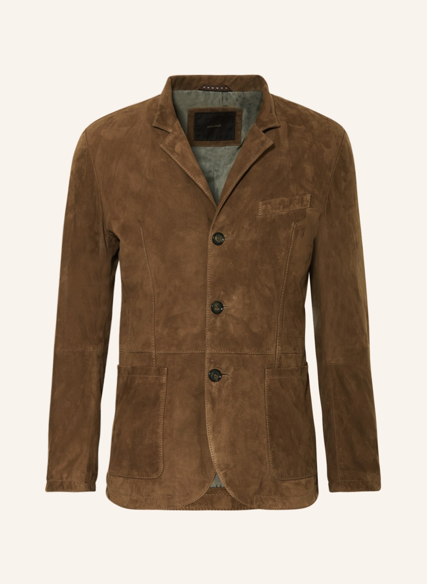 windsor. Leather jacket, Color: BROWN (Image 1)