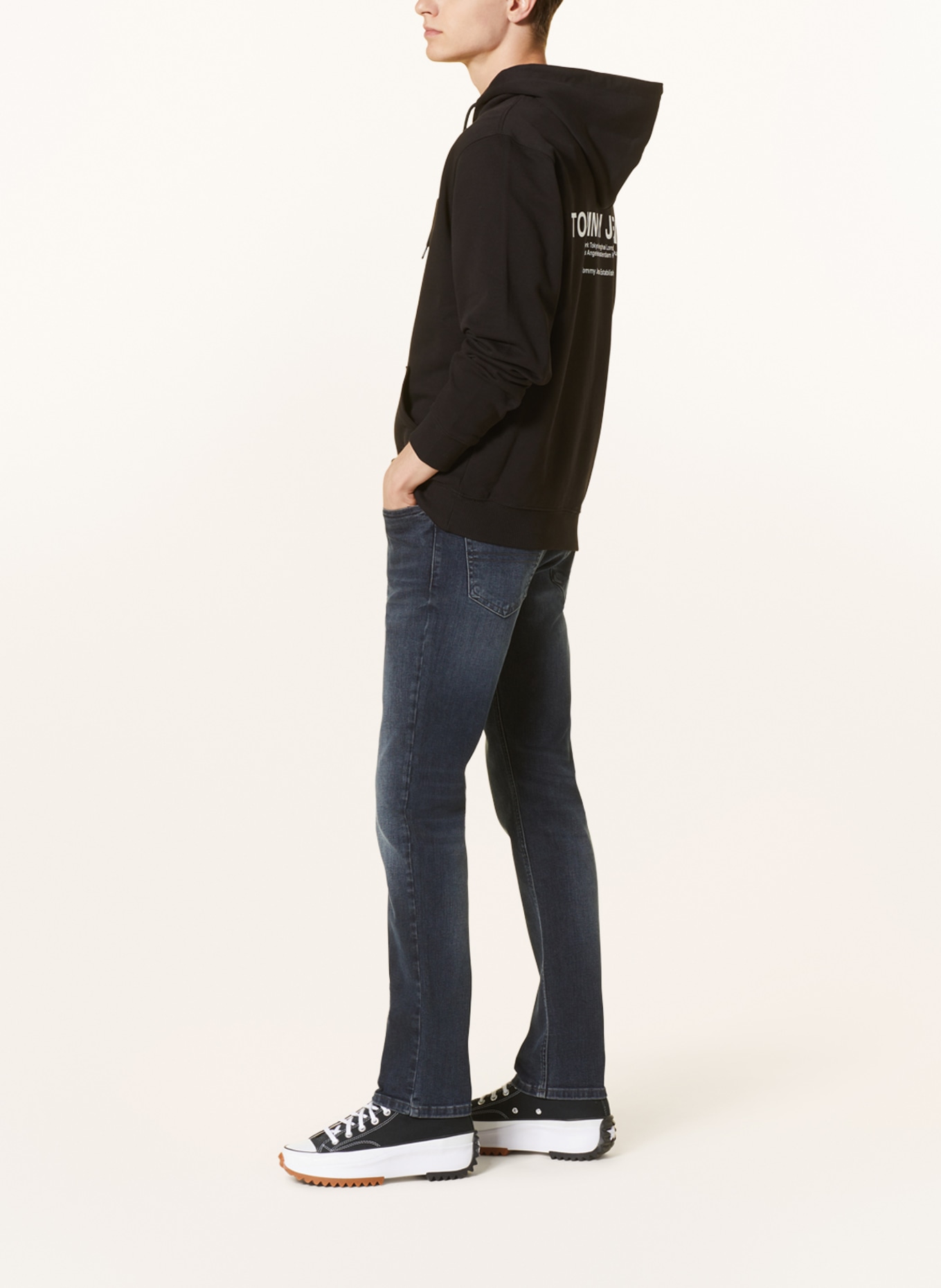 TOMMY JEANS Jeans SCANTON Slim Fit, Farbe: 1BK Denim Dark (Bild 4)