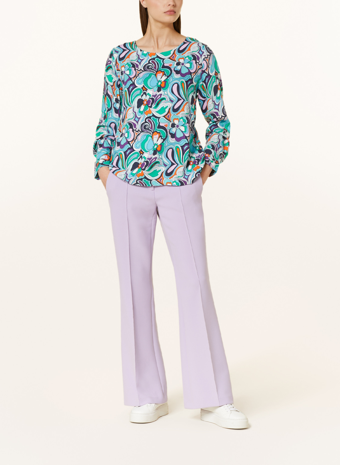 LIEBLINGSSTÜCK Shirt blouse ORIAL, Color: MINT/ LIGHT BLUE/ PURPLE (Image 2)