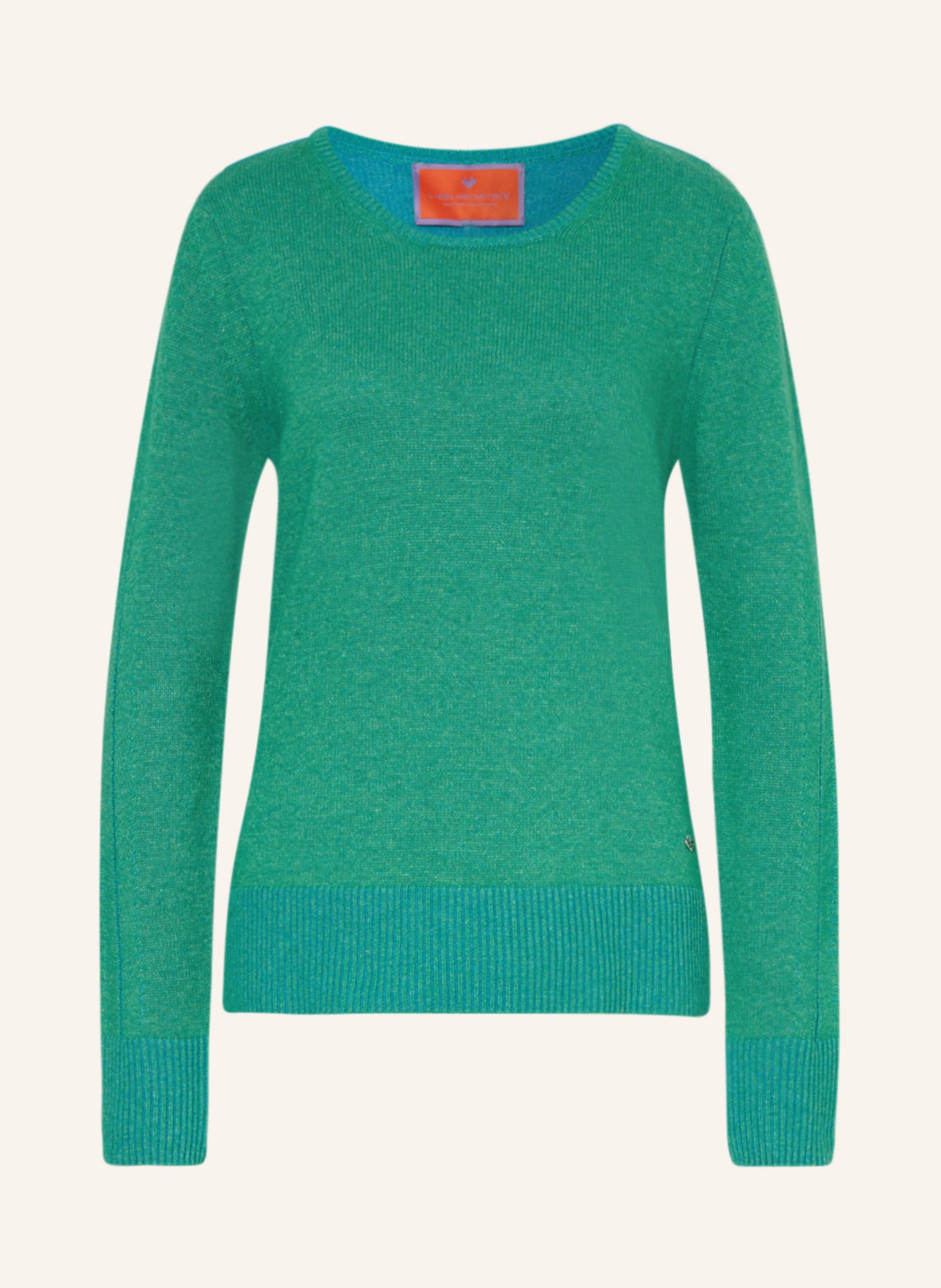 LIEBLINGSSTÜCK Sweter BRIAL, Kolor: ZIELONY/ JASNONIEBIESKI (Obrazek 1)
