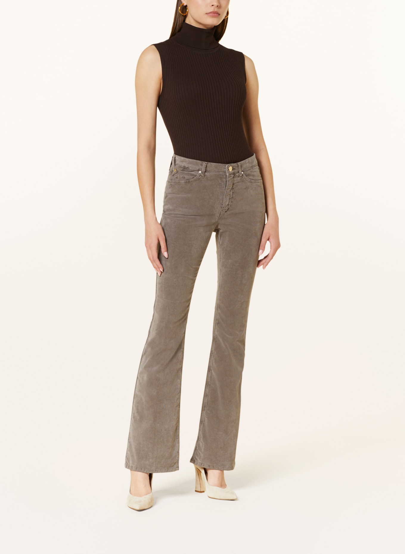 MAC Corduroy trousers BOOT, Color: TAUPE (Image 2)
