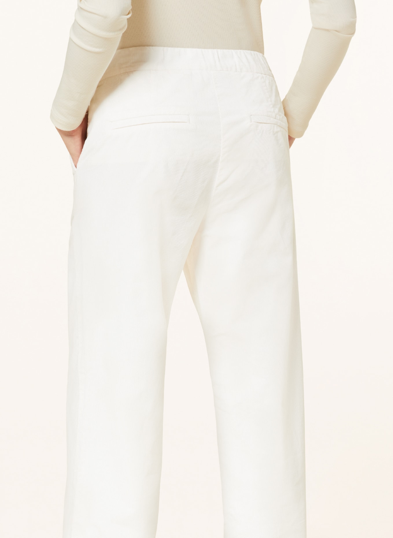 MAC Spodnie sztruksowe CHIARA, Kolor: KREMOWY (Obrazek 5)