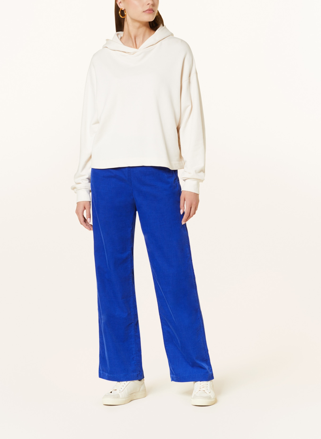 MAC Corduroy trousers CHIARA, Color: BLUE (Image 2)