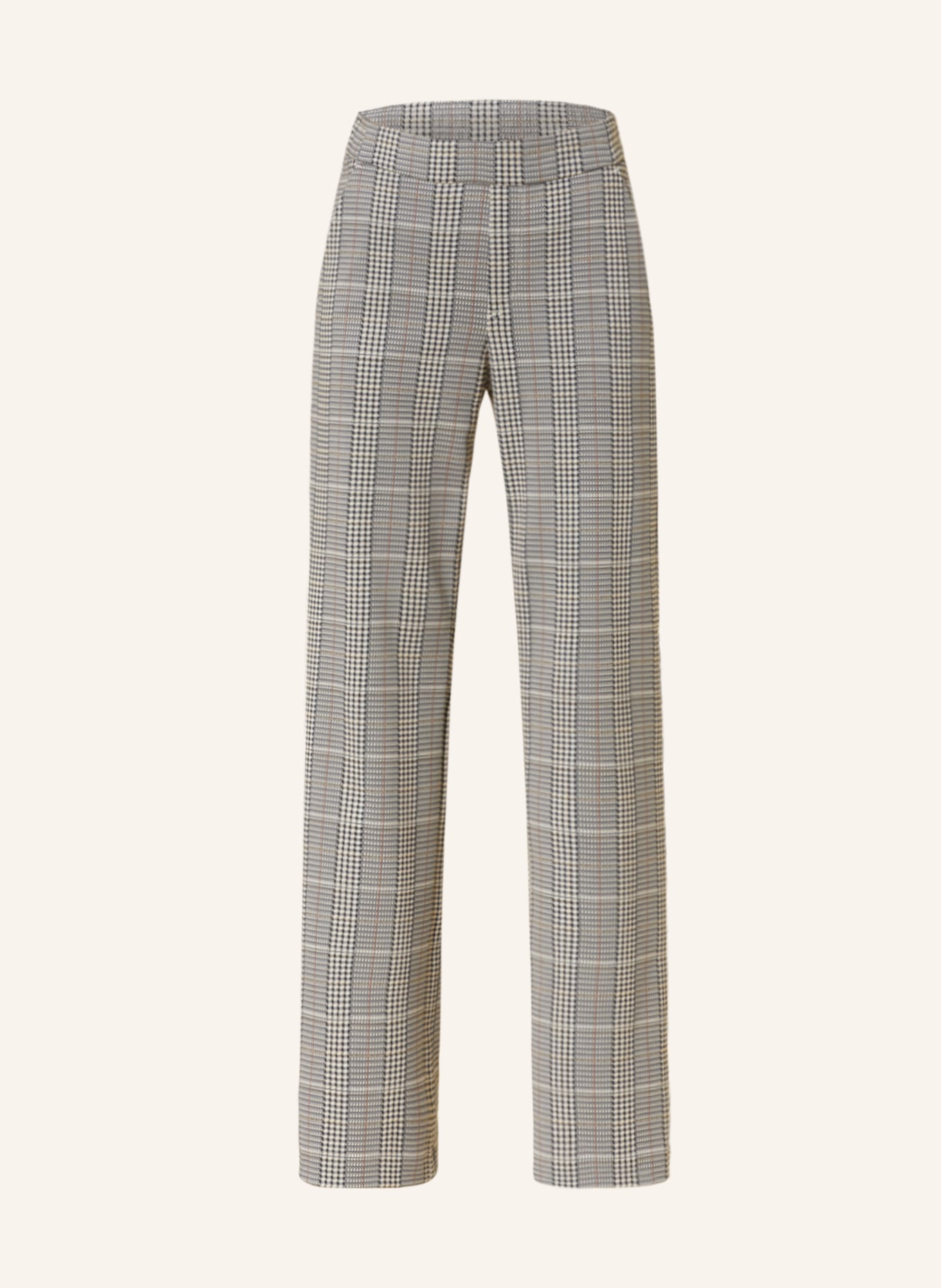 MAC Wide leg trousers CHIARA, Color: LIGHT BROWN/ BLACK (Image 1)