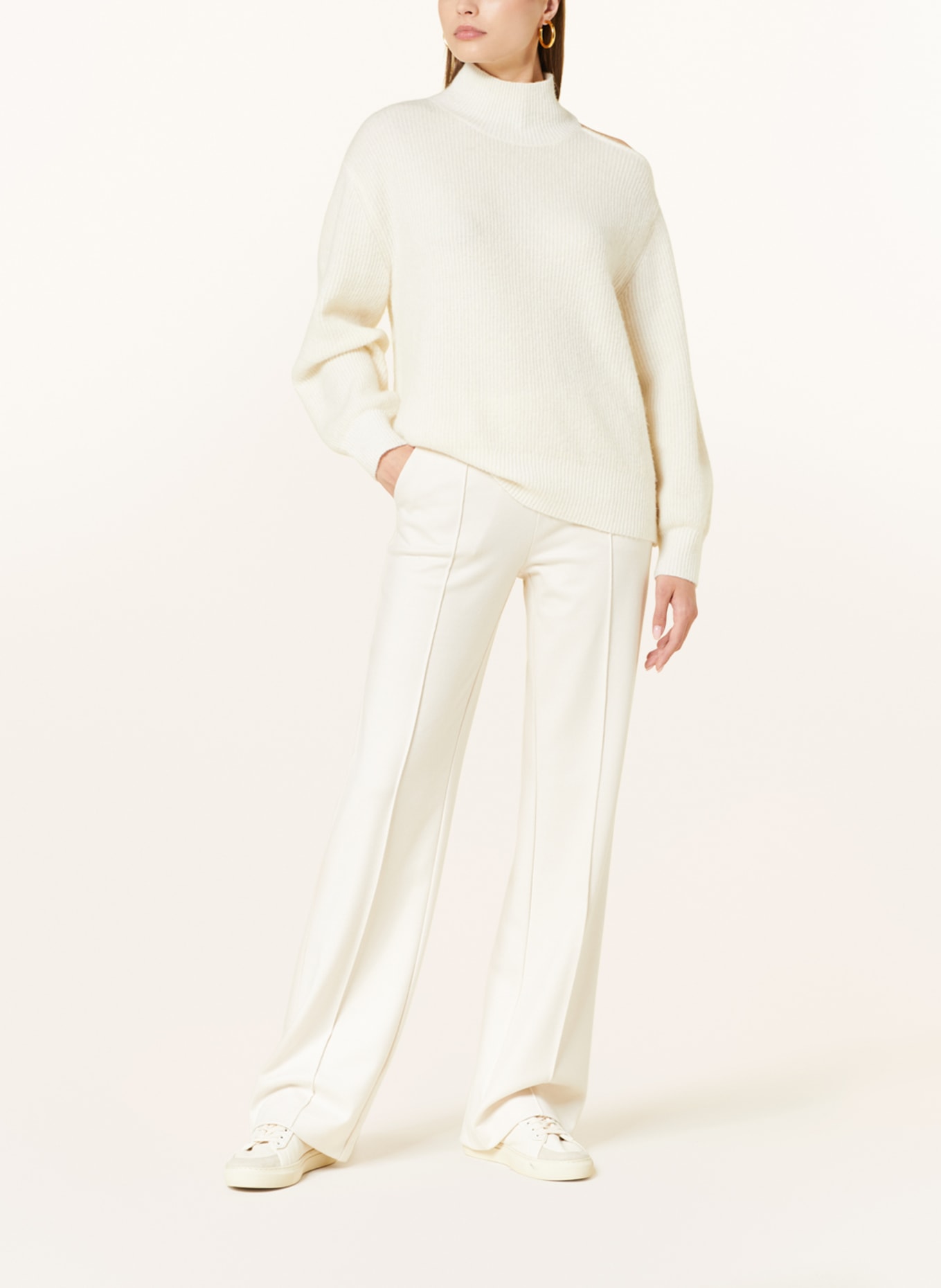 MAC Wide leg trousers CHIARA, Color: CREAM (Image 2)