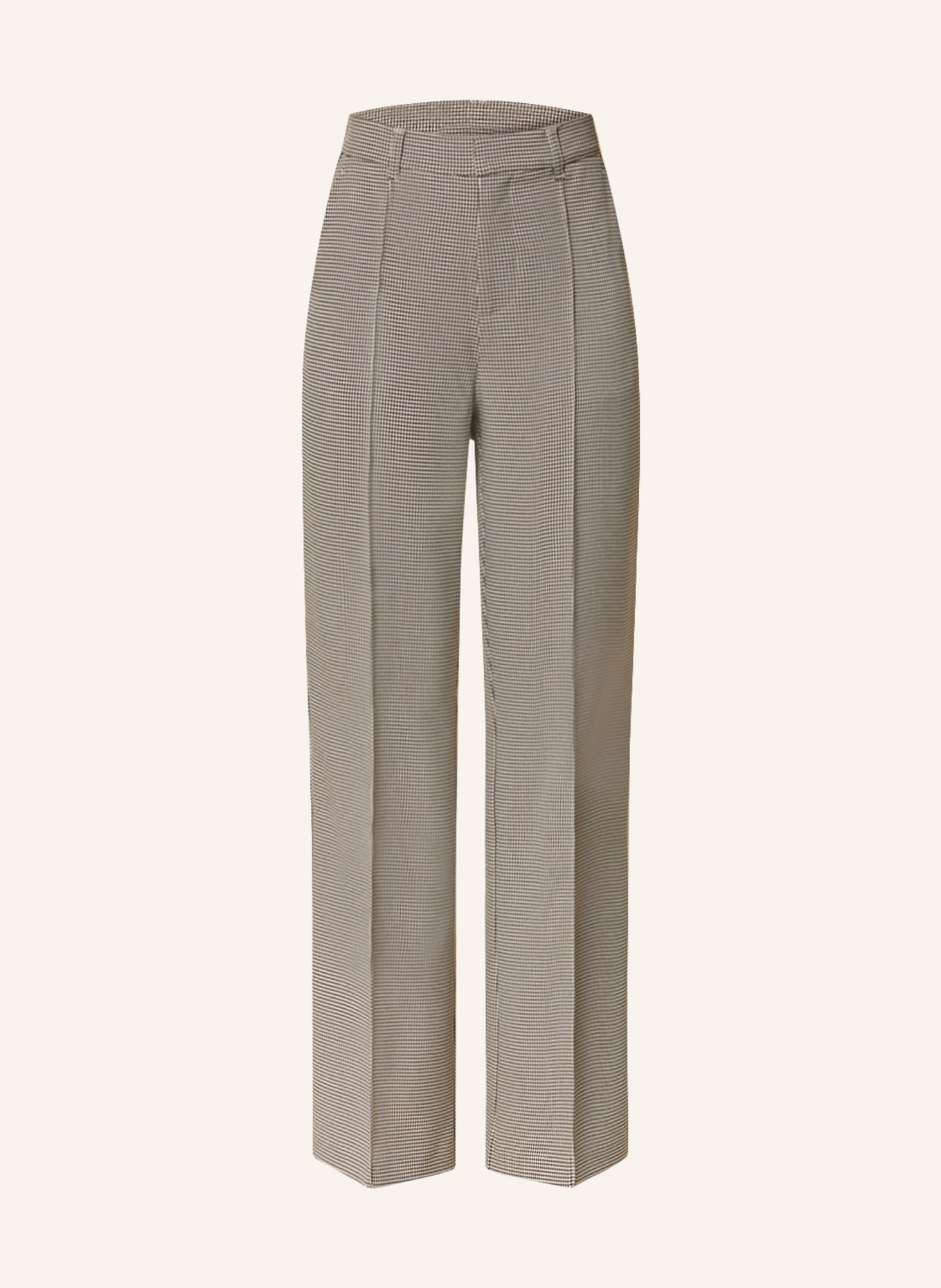 COLOURFUL REBEL Spodnie marlena RUS, Kolor: KREMOWY/ NIEBIESKI/ CIEMNOCZERWONY (Obrazek 1)