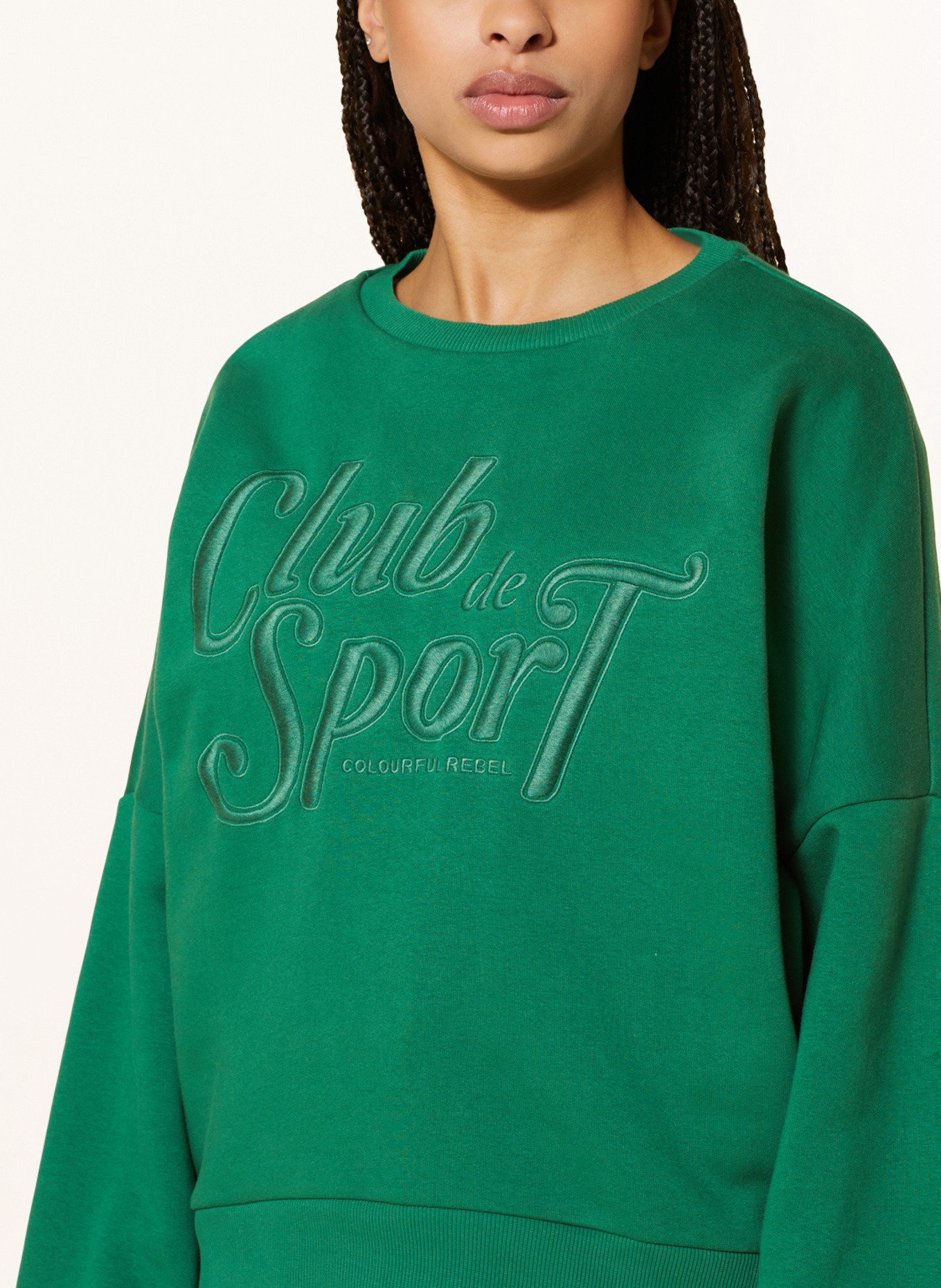 COLOURFUL REBEL Sweatshirt, Color: GREEN (Image 4)