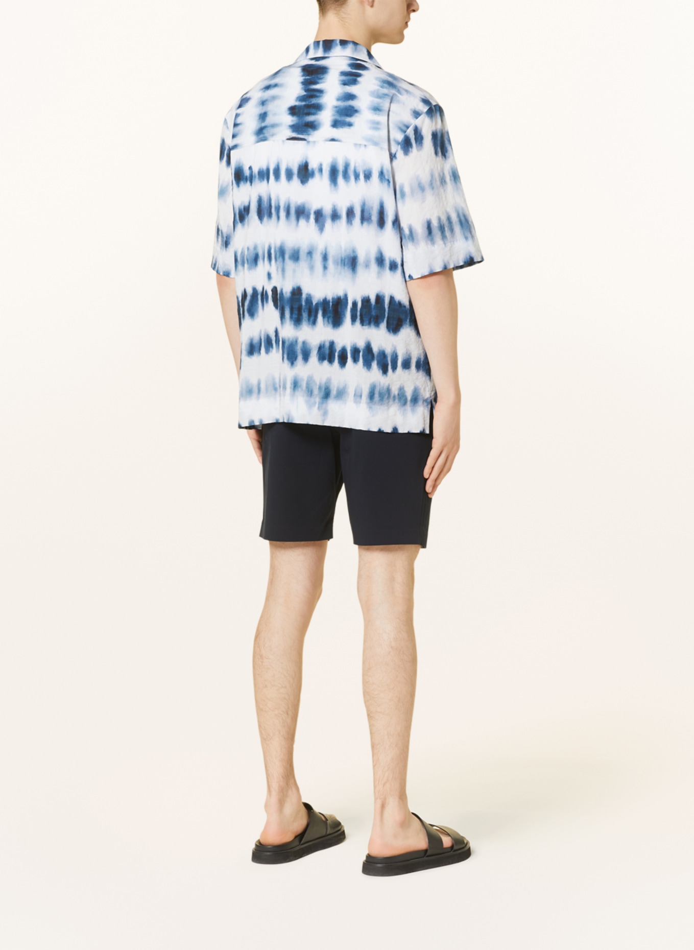 COS Resort shirt relaxed fit, Color: BLUE/ WHITE (Image 3)
