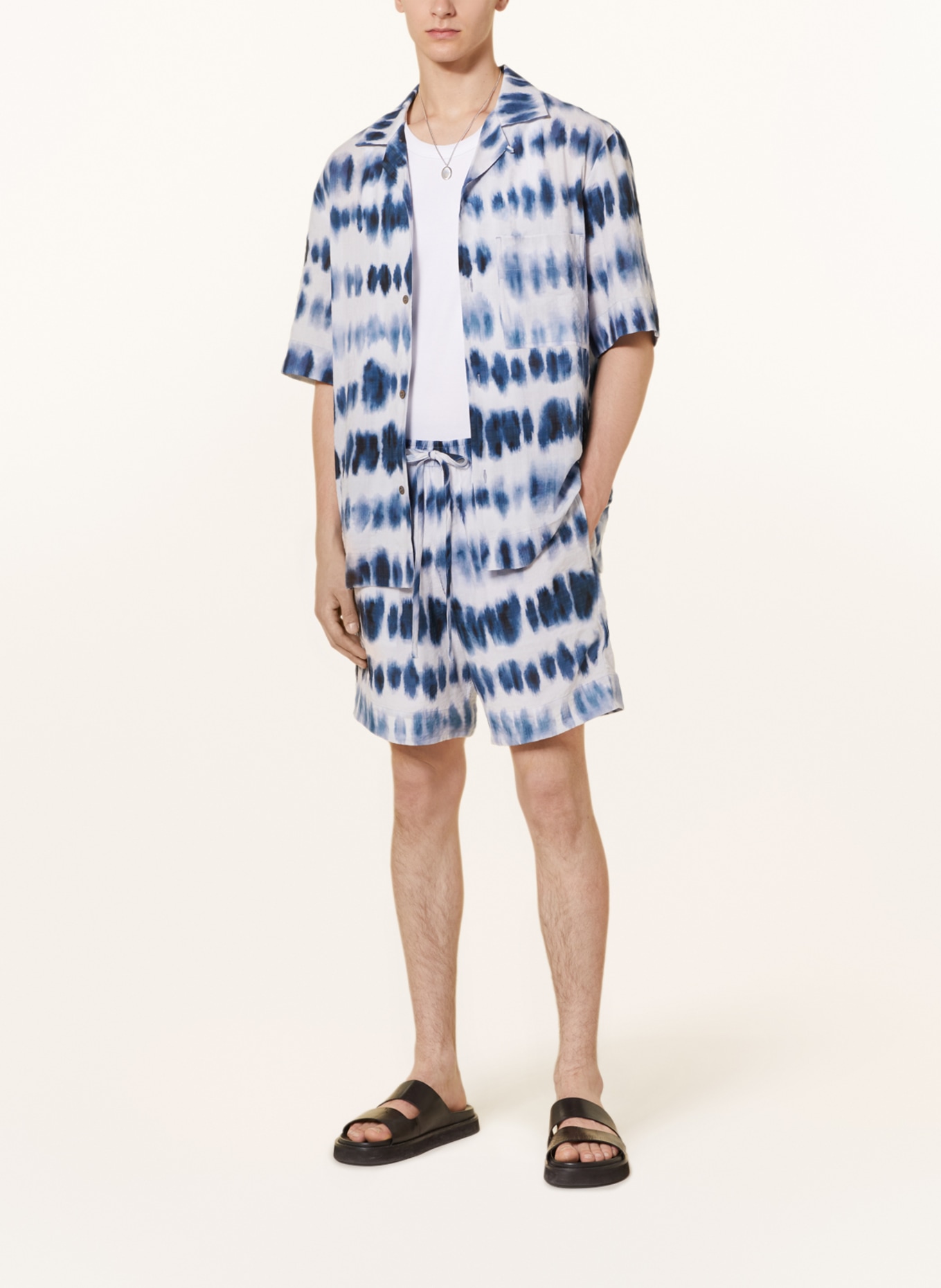 COS Shorts, Color: WHITE/ BLUE (Image 2)