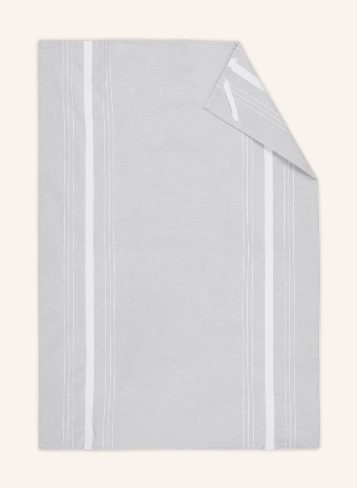 PAD Set of 2 dish towels RENE, Color: LIGHT GRAY/ WHITE (Image 3)