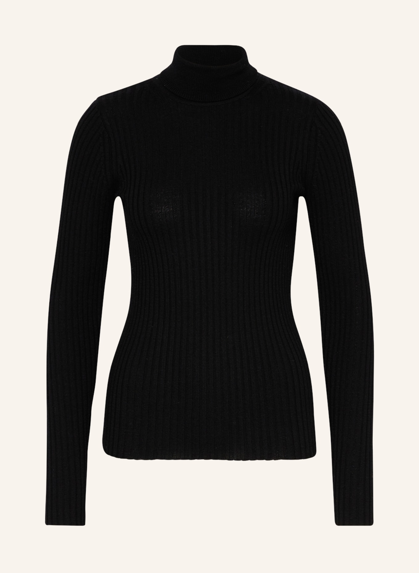 Herskind Turtleneck sweater BOB, Color: BLACK (Image 1)