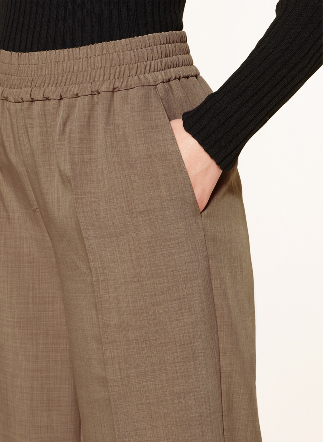 Herskind Wide leg trousers PINKY, Color: TAUPE (Image 5)