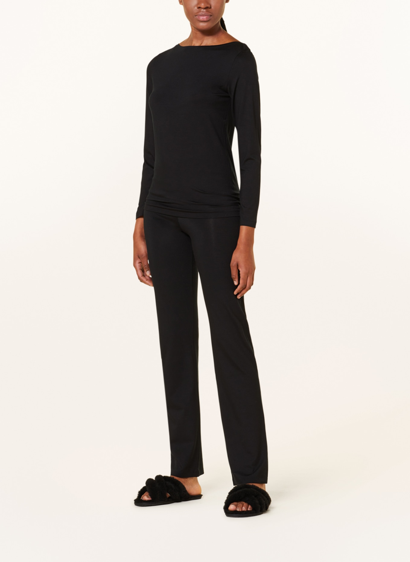 zimmerli Pajama pants PURENESS, Color: BLACK (Image 2)