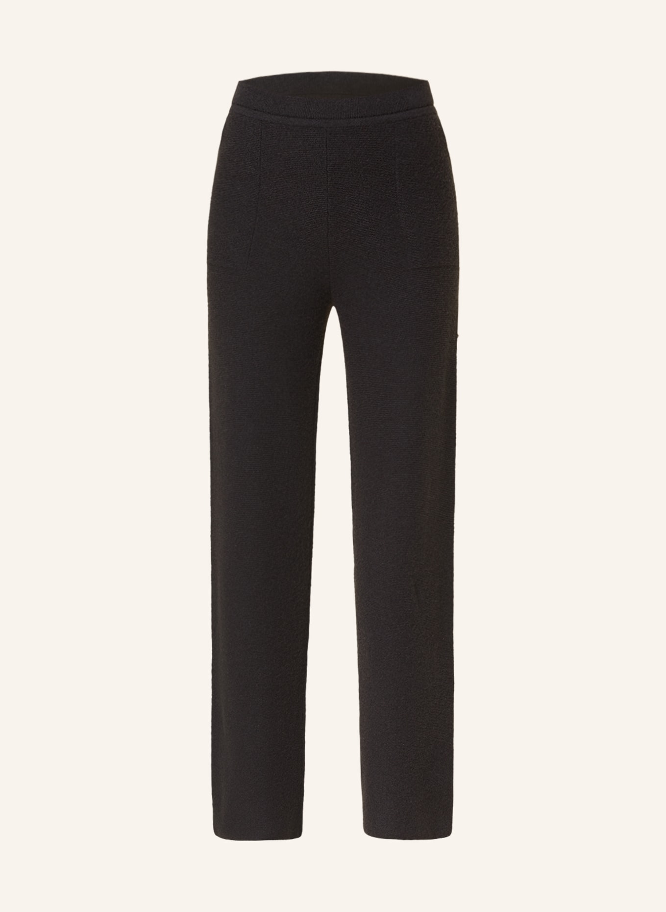 SMINFINITY Knit trousers with cashmere, Color: DARK GRAY (Image 1)