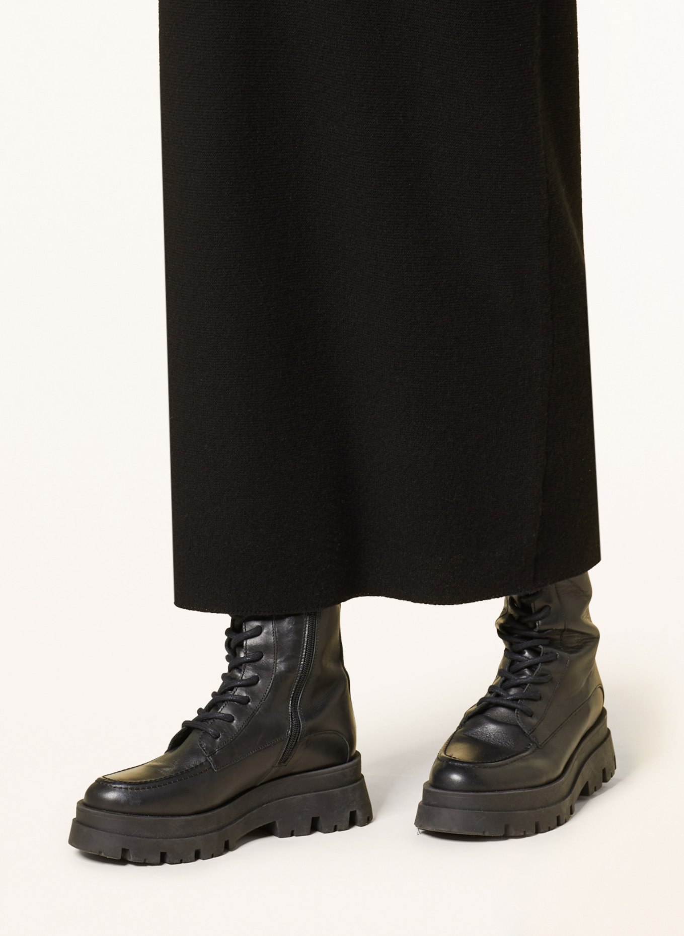 SMINFINITY Úpletová sukně s kašmírem, Barva: ČERNÁ (Obrázek 4)