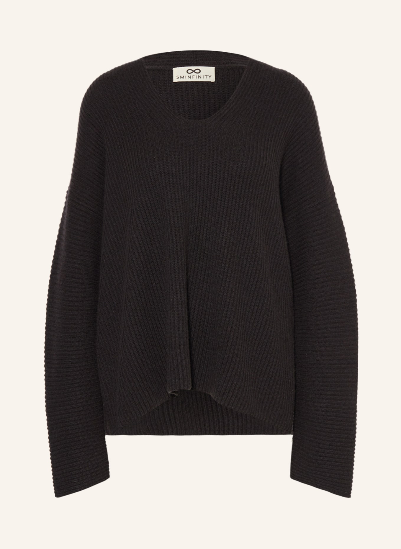 SMINFINITY Sweater with cashmere, Color: DARK GRAY (Image 1)