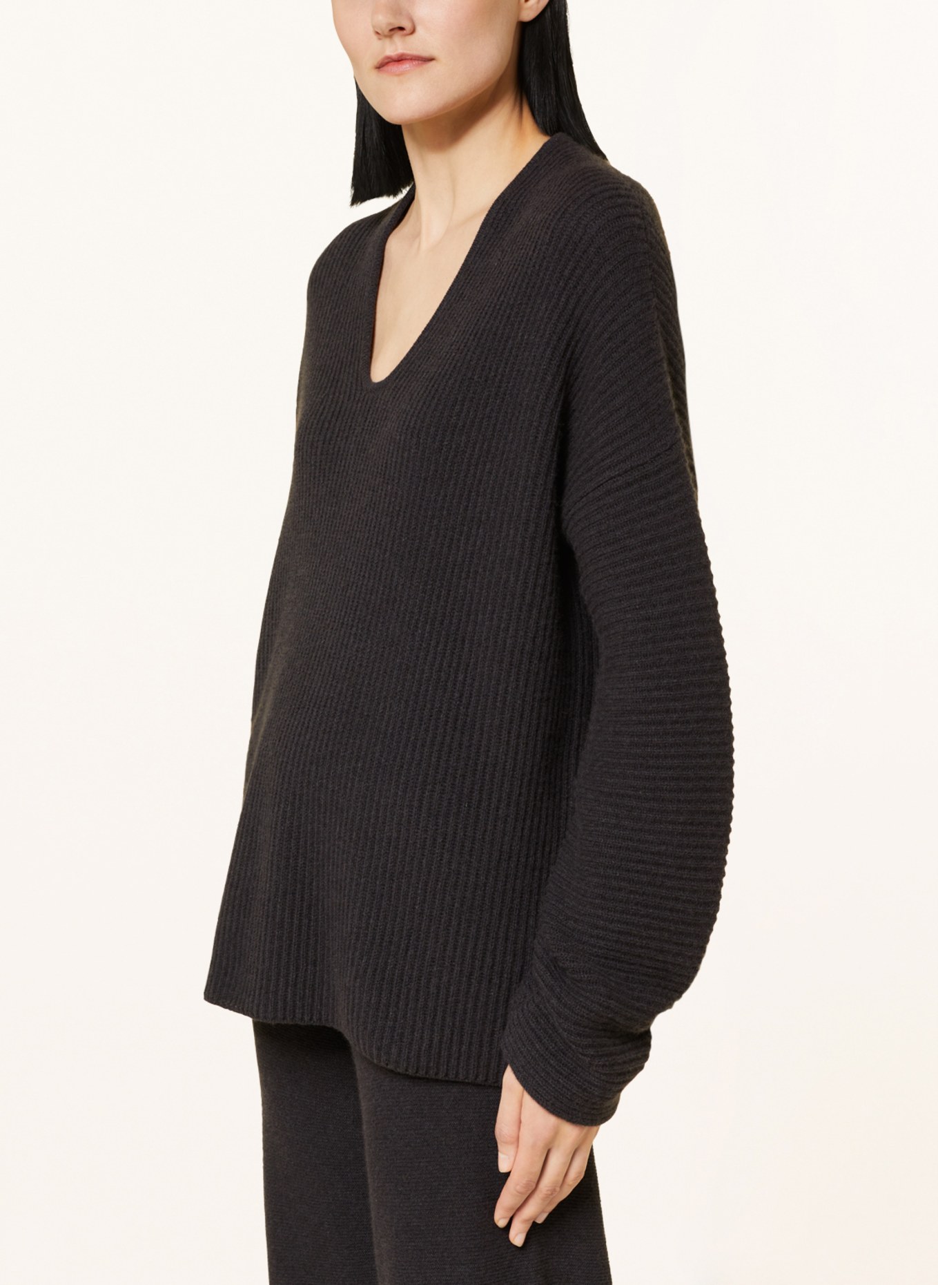 SMINFINITY Sweater with cashmere, Color: DARK GRAY (Image 4)