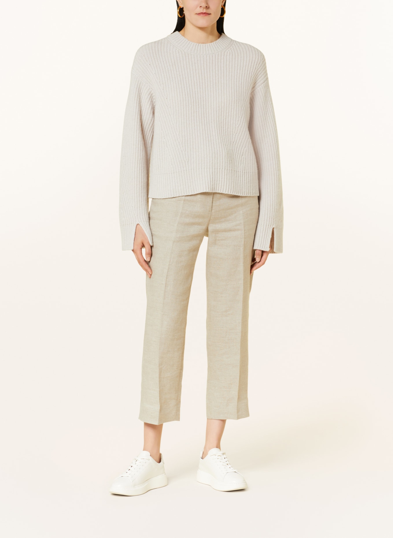 SMINFINITY Cashmere-Pullover, Farbe: CREME (Bild 2)
