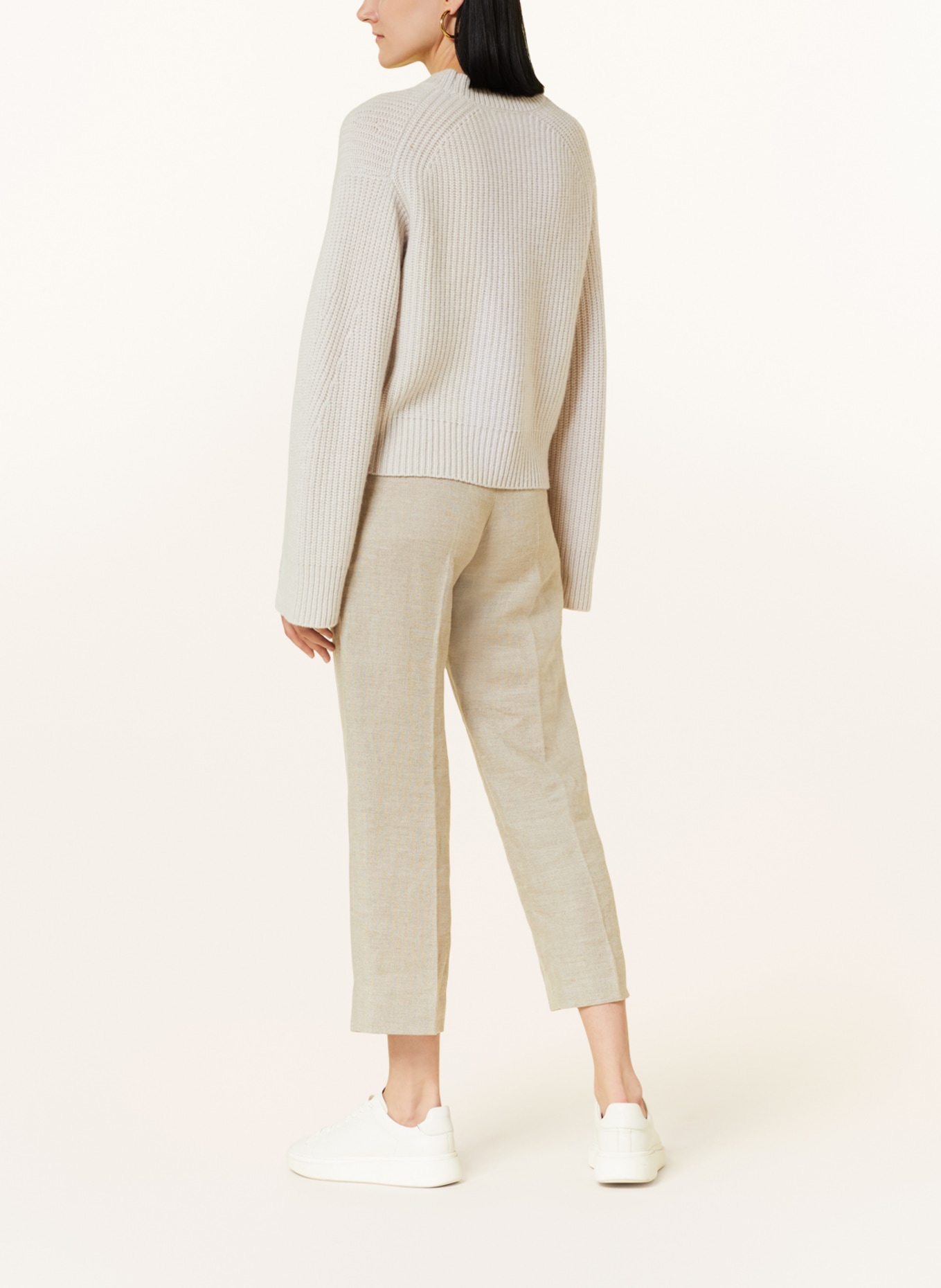 SMINFINITY Cashmere-Pullover, Farbe: CREME (Bild 3)