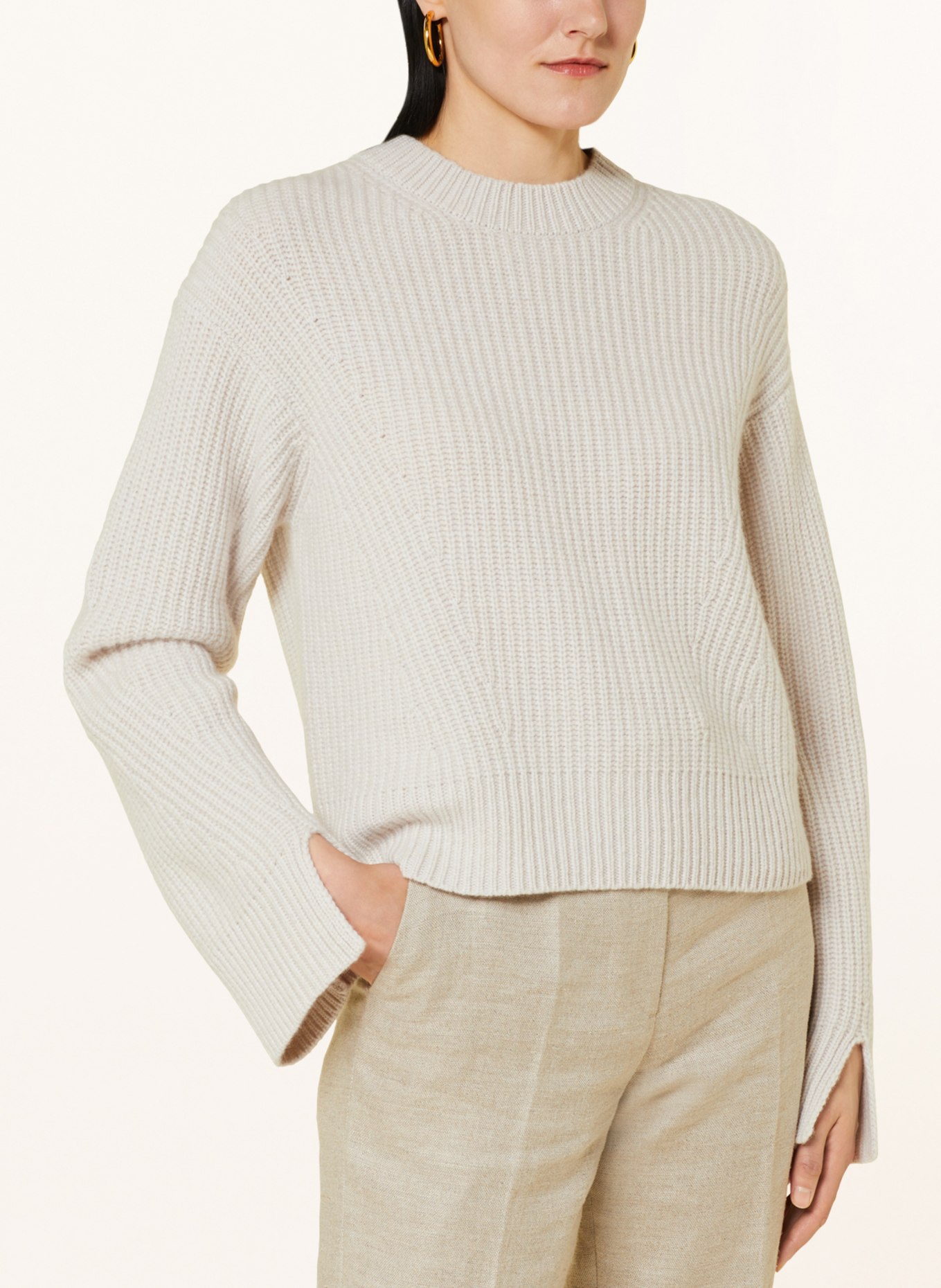 SMINFINITY Cashmere-Pullover, Farbe: CREME (Bild 4)