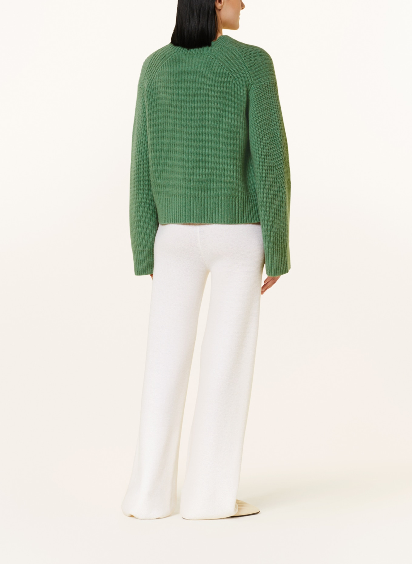 SMINFINITY Cashmere sweater, Color: GREEN (Image 3)