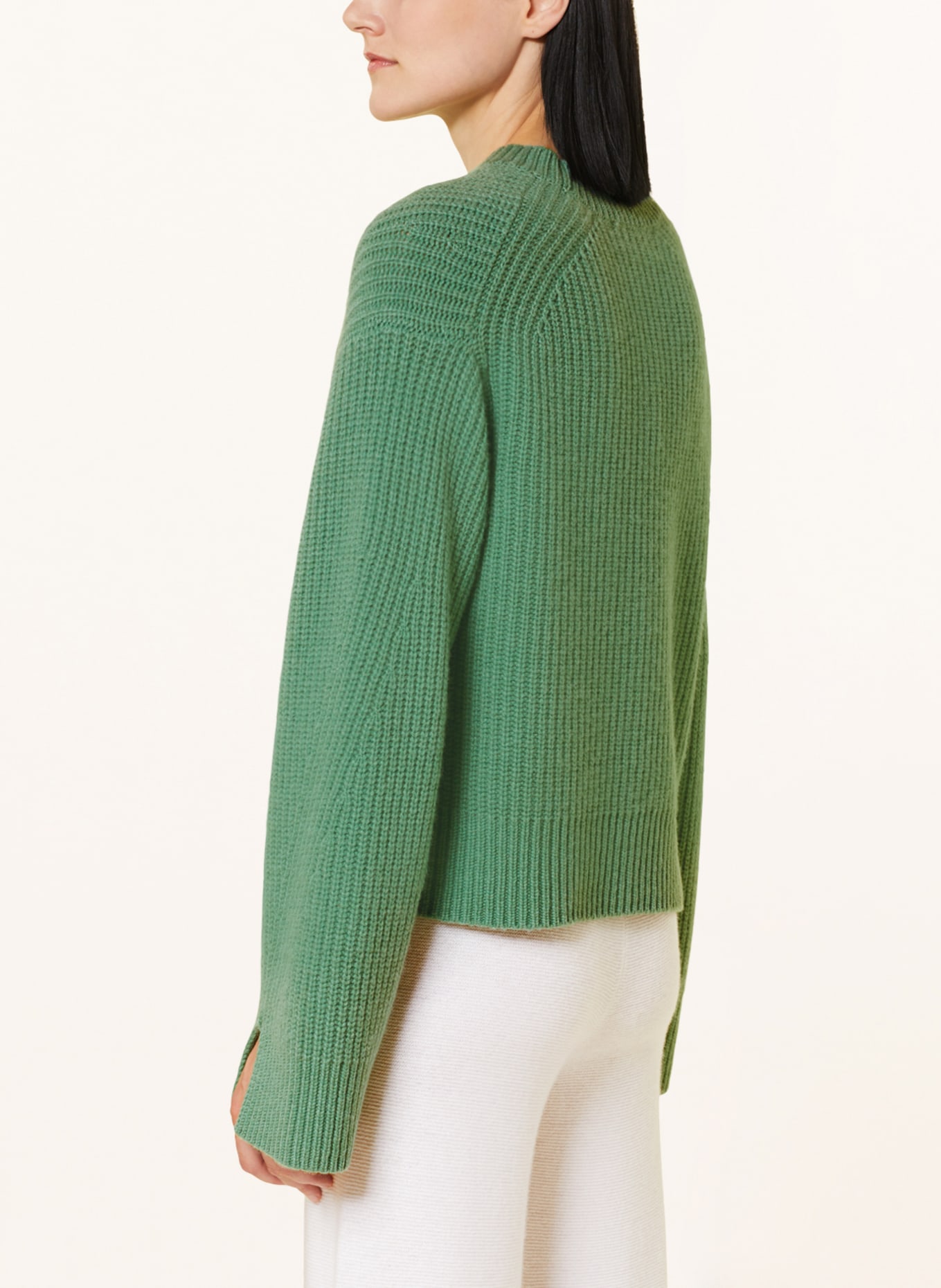 SMINFINITY Cashmere sweater, Color: GREEN (Image 4)