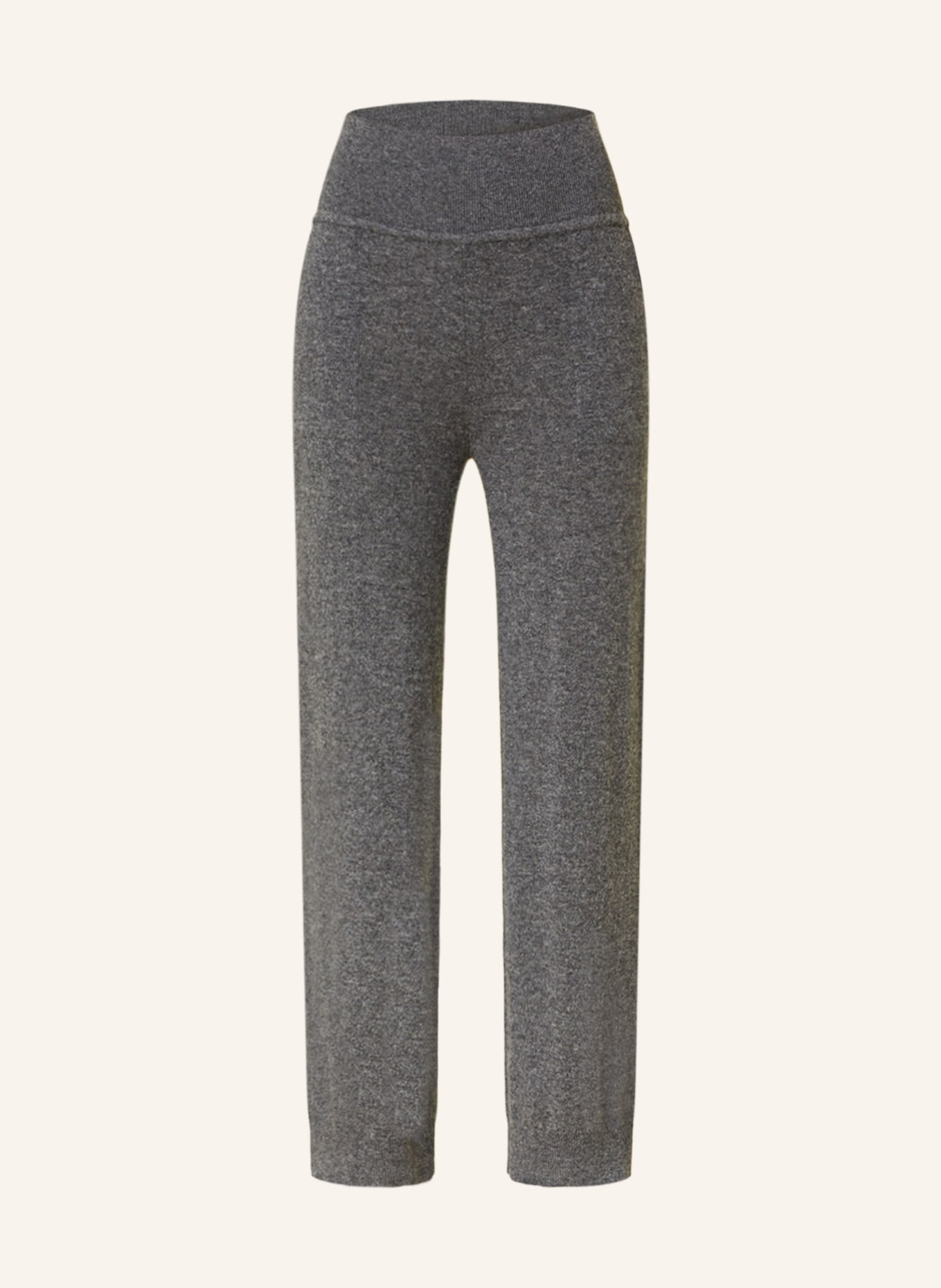 SMINFINITY Knit trousers in cashmere, Color: GRAY (Image 1)