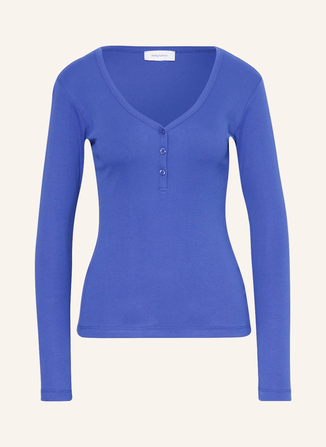 darling harbour Long sleeve shirt, Color: BLUE (Image 1)