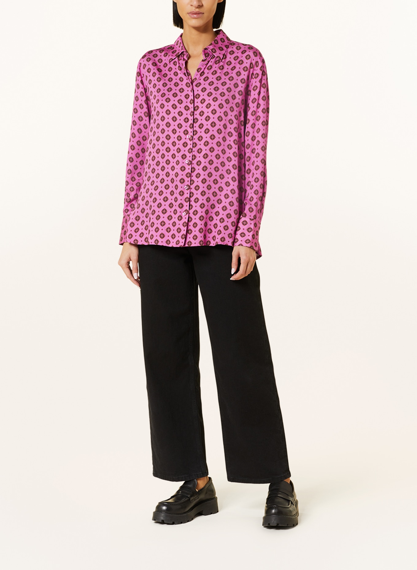 Emily VAN DEN BERGH Shirt blouse, Color: PINK/ RED/ YELLOW (Image 2)