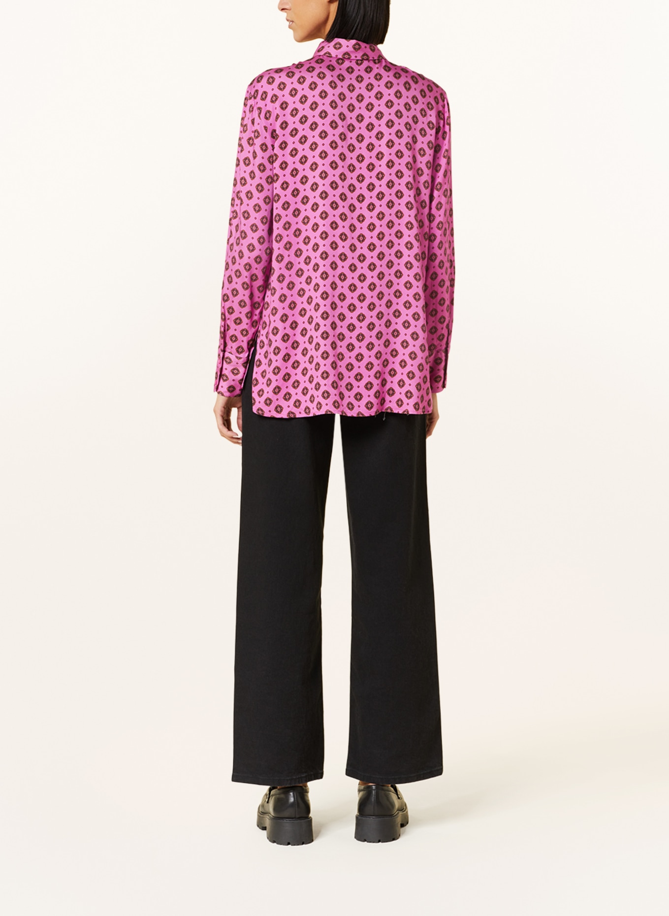 Emily VAN DEN BERGH Shirt blouse, Color: PINK/ RED/ YELLOW (Image 3)
