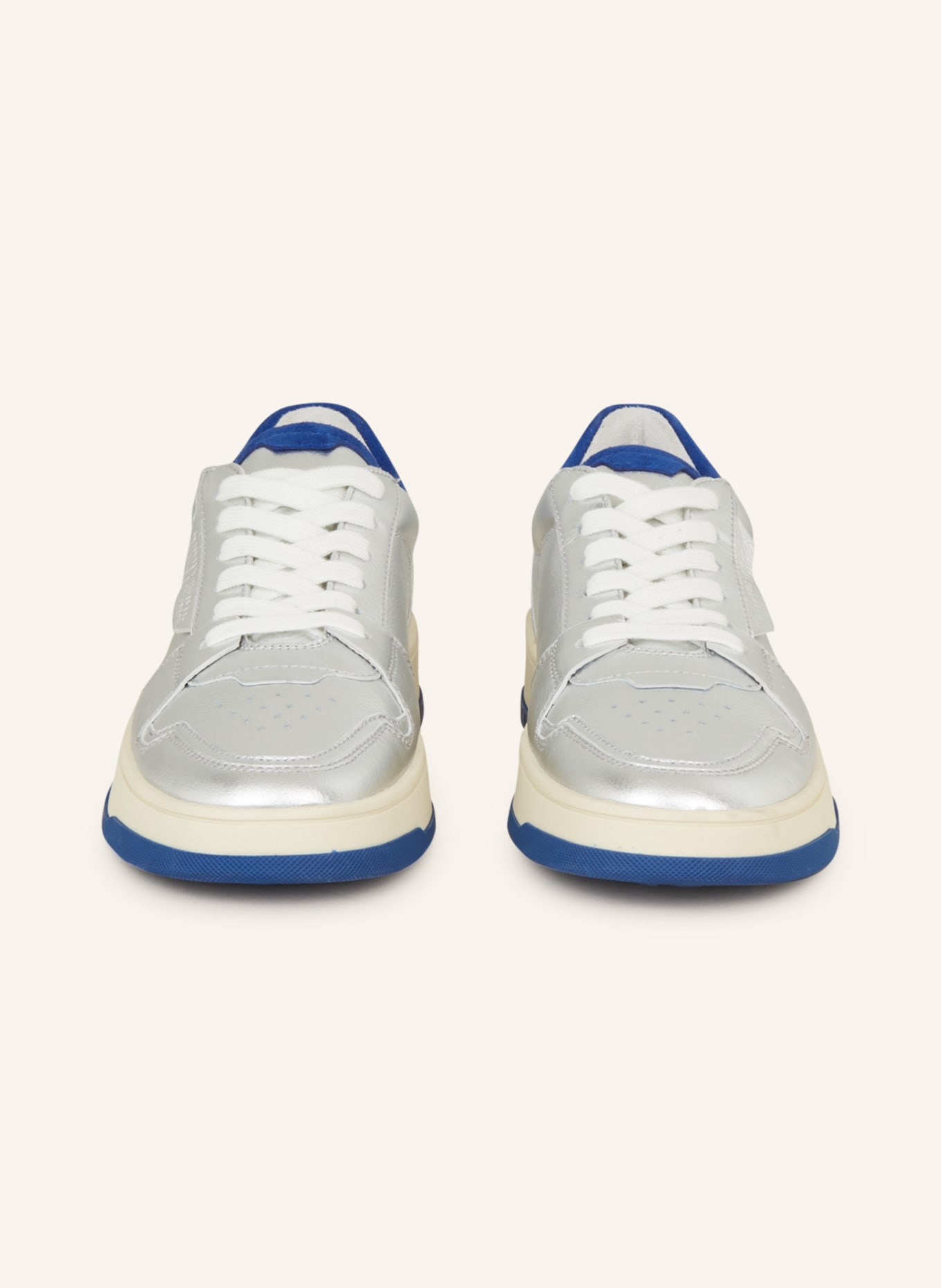 KENNEL & SCHMENGER Sneaker DRIFT RETRO, Farbe: SILBER/ BLAU (Bild 3)