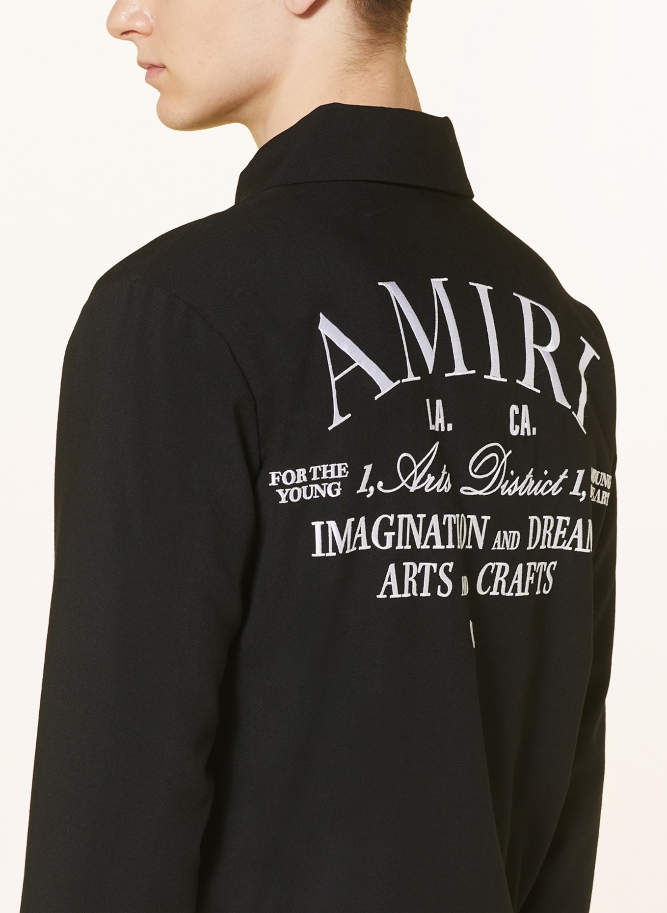 AMIRI Overshirt, Color: BLACK/ WHITE (Image 5)