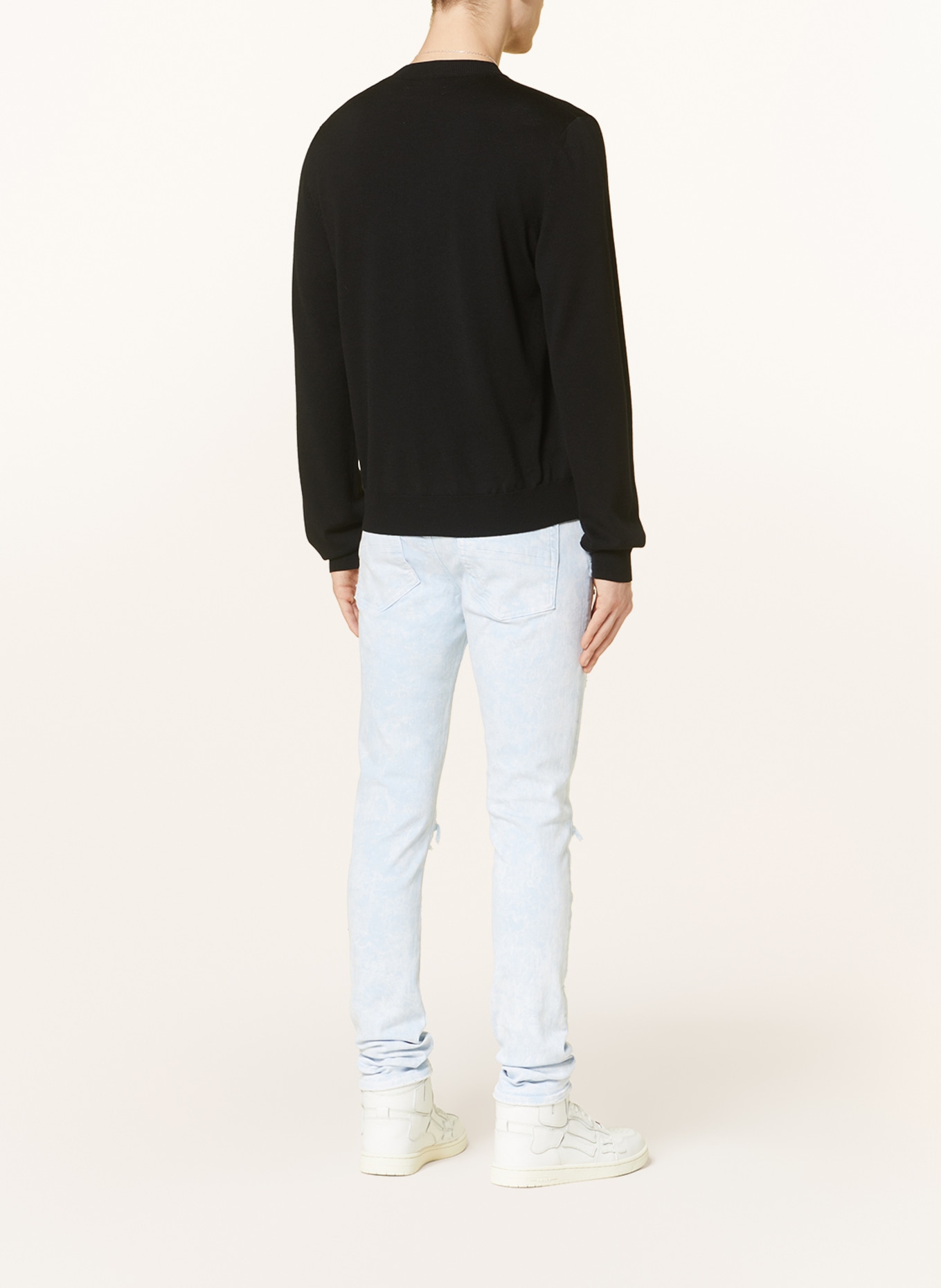 AMIRI Sweater, Color: BLACK/ WHITE (Image 3)