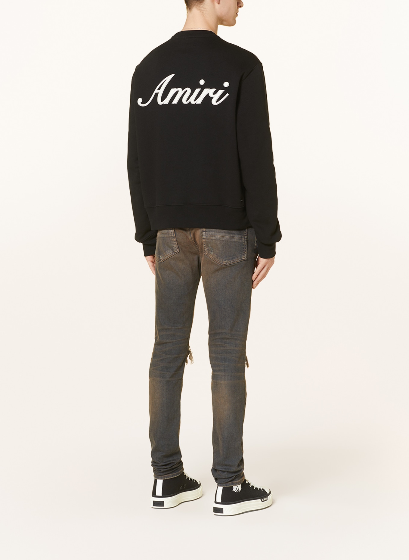 AMIRI Sweatshirt, Color: BLACK/ WHITE (Image 3)