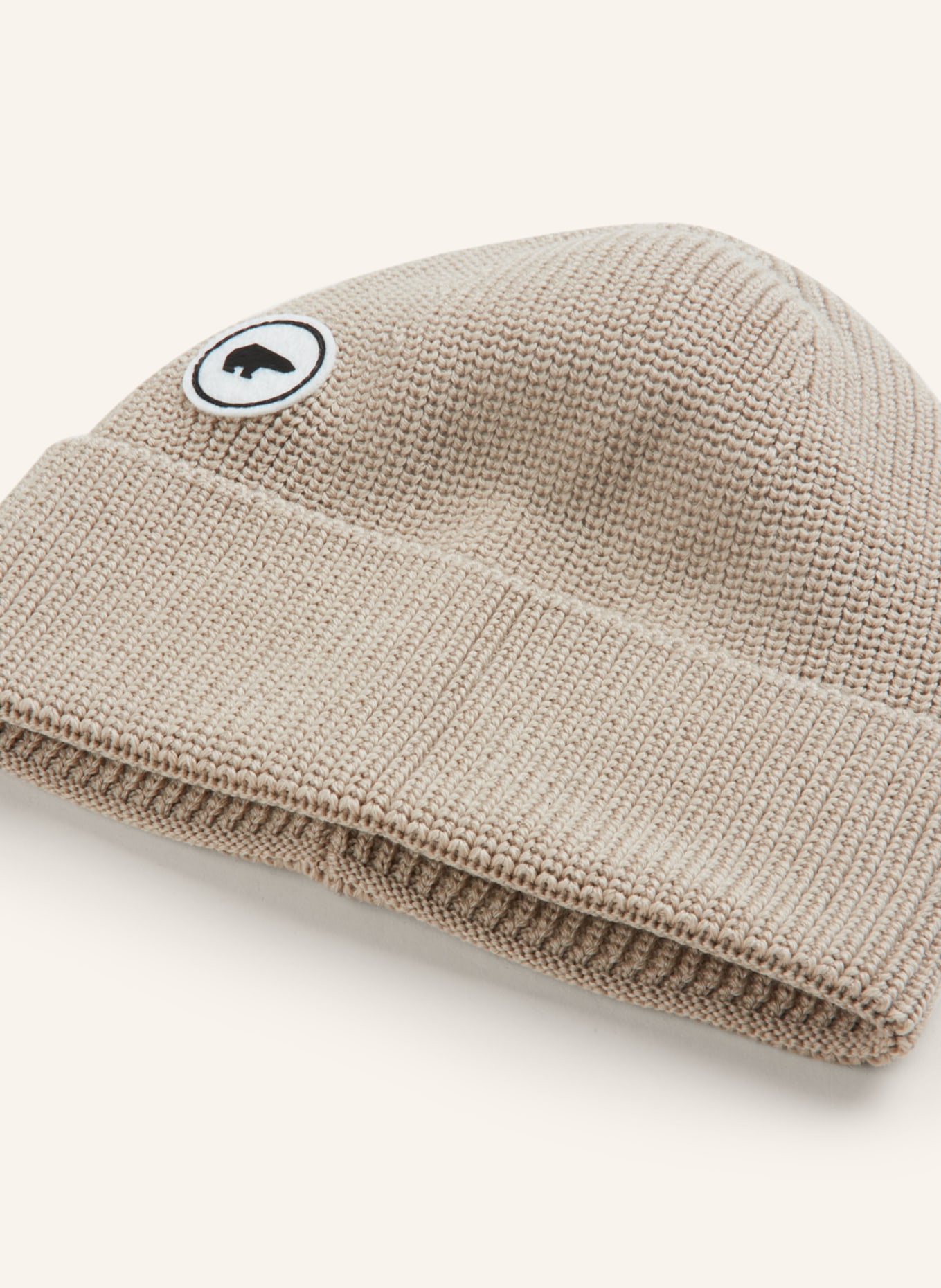Eisbär Mütze MINO aus Merinowolle, Farbe: BEIGE (Bild 2)