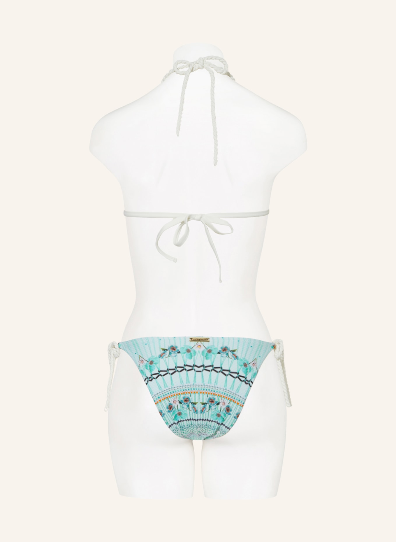 heidi klein Triangle bikini bottoms AQUA DREAM CATCHER, Color: LIGHT GREEN/ MINT (Image 3)