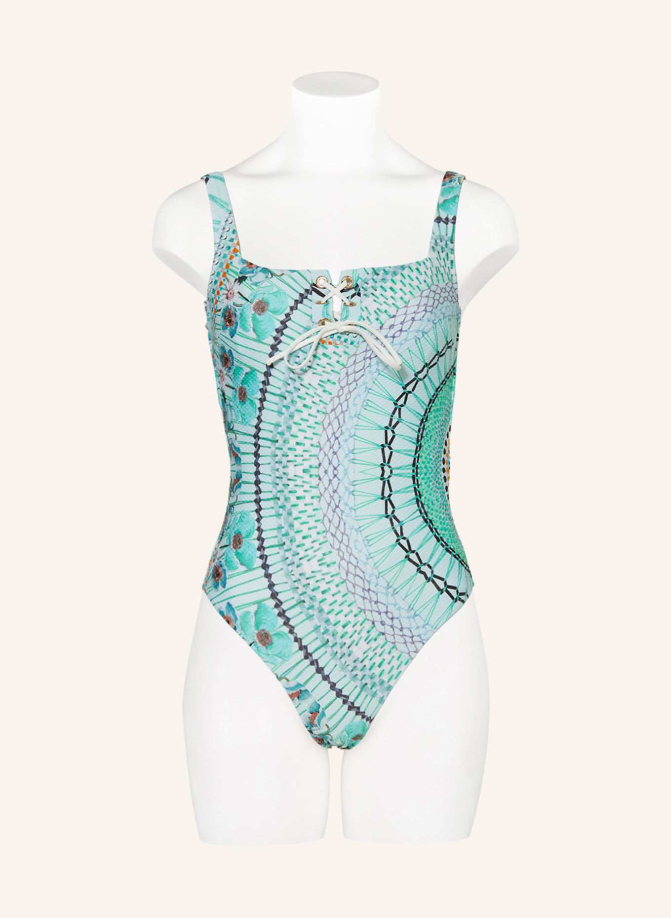 heidi klein Underwire swimsuit AQUA DREAM CATCHER, Color: LIGHT GREEN/ MINT (Image 2)